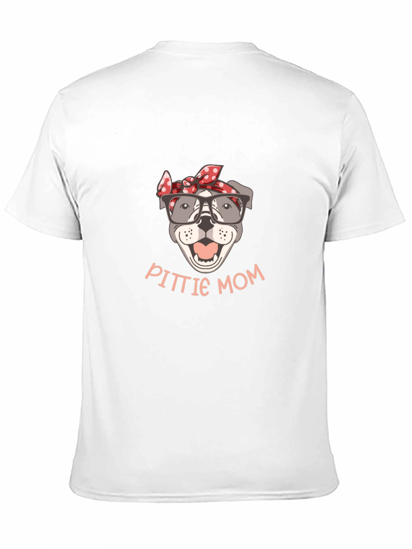 Black PITTIE MOM T-Shirt - Dog Lover Tee view 11