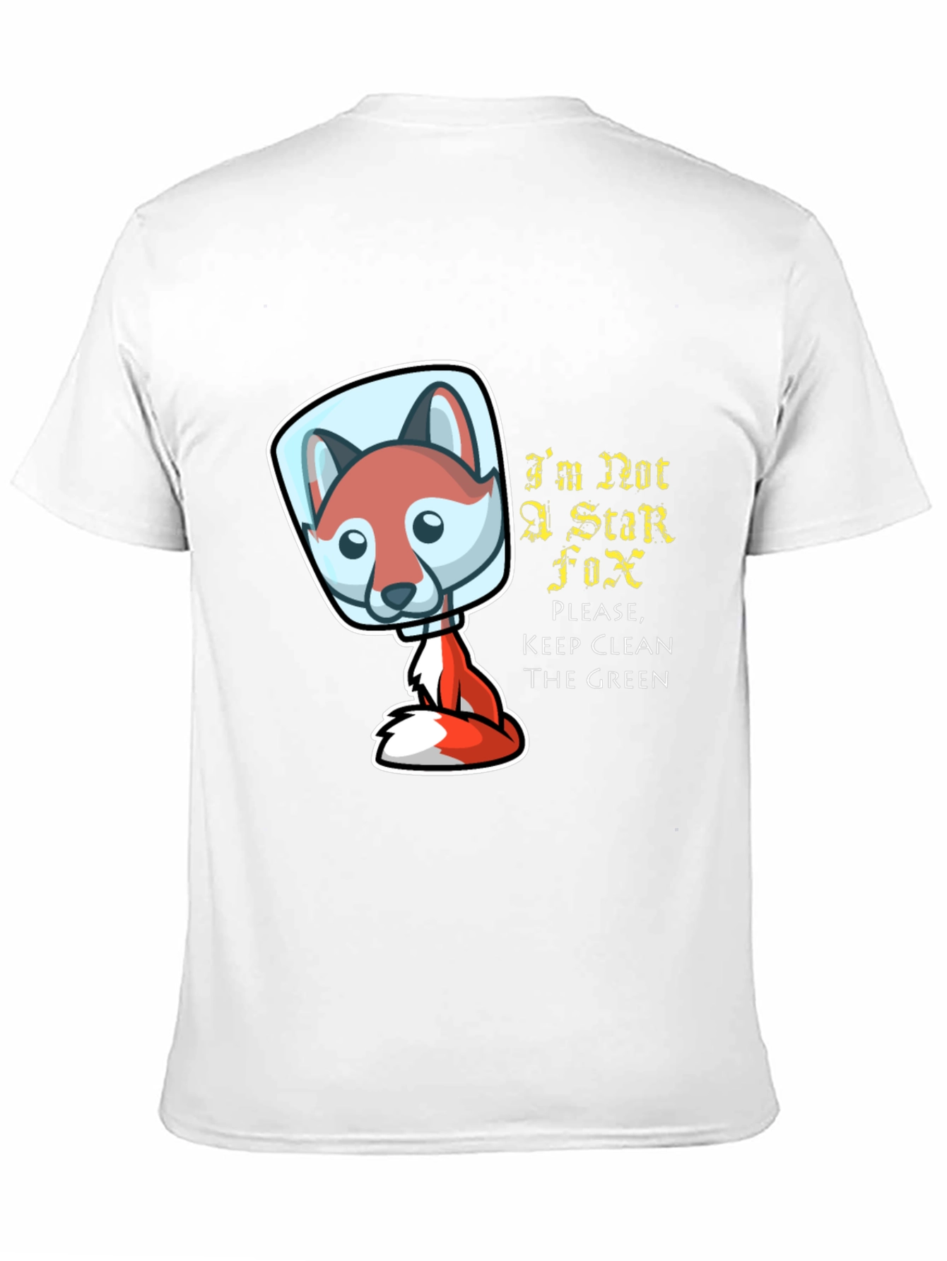 Black I'm Not A Star Fox T-Shirt view 11