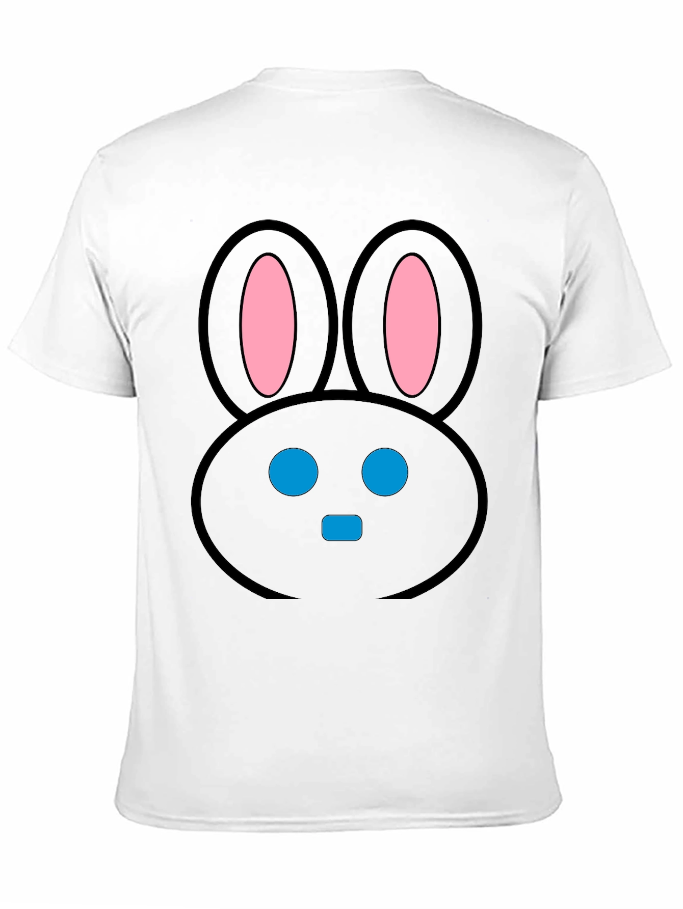 Black Black Bunny Face T-Shirt view 11