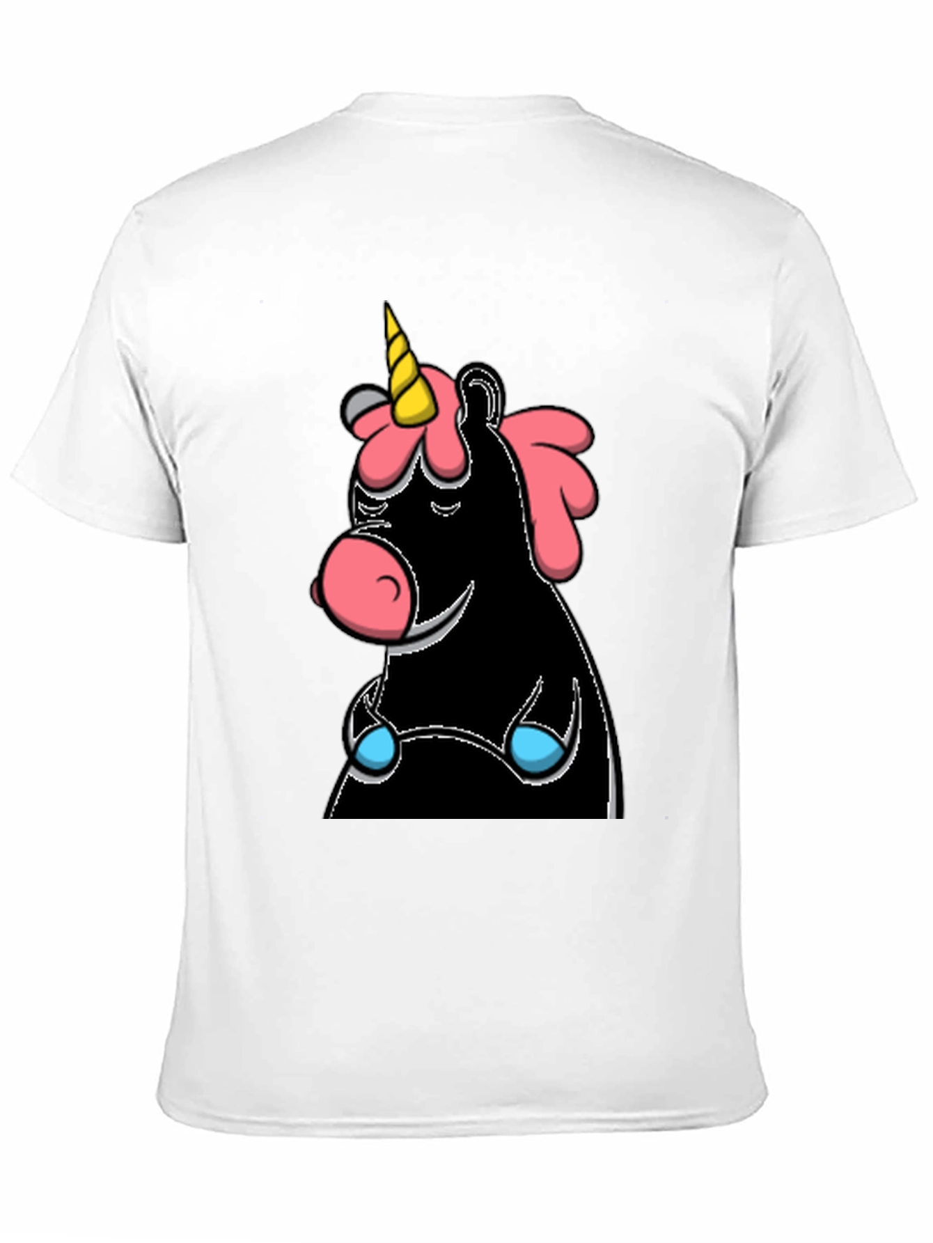 Black Unicorn Graphic T-Shirt - Black view 11