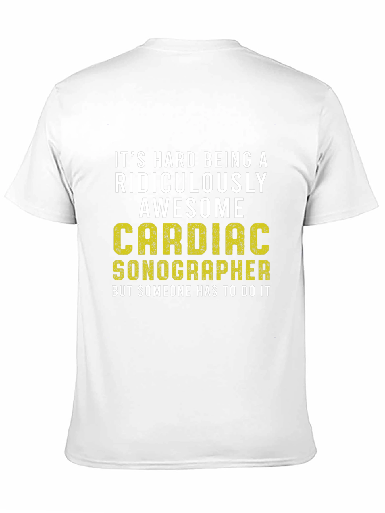 Black Cardiac Sonographer Graphic Tee view 11