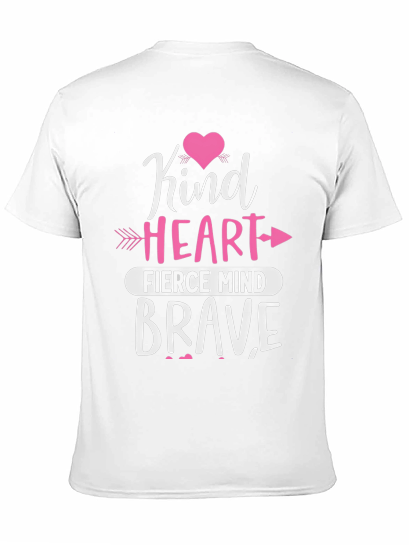 Black Kind Heart Brave Mind Graphic Tee view 11