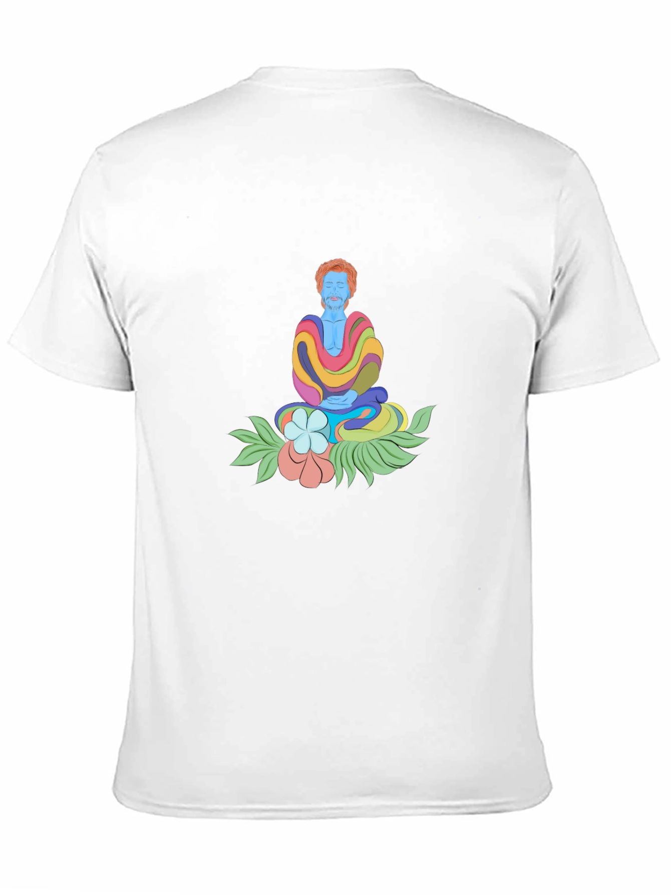 Black Zen Man Graphic Tee - Comfortable Black Cotton T-Shirt view 11