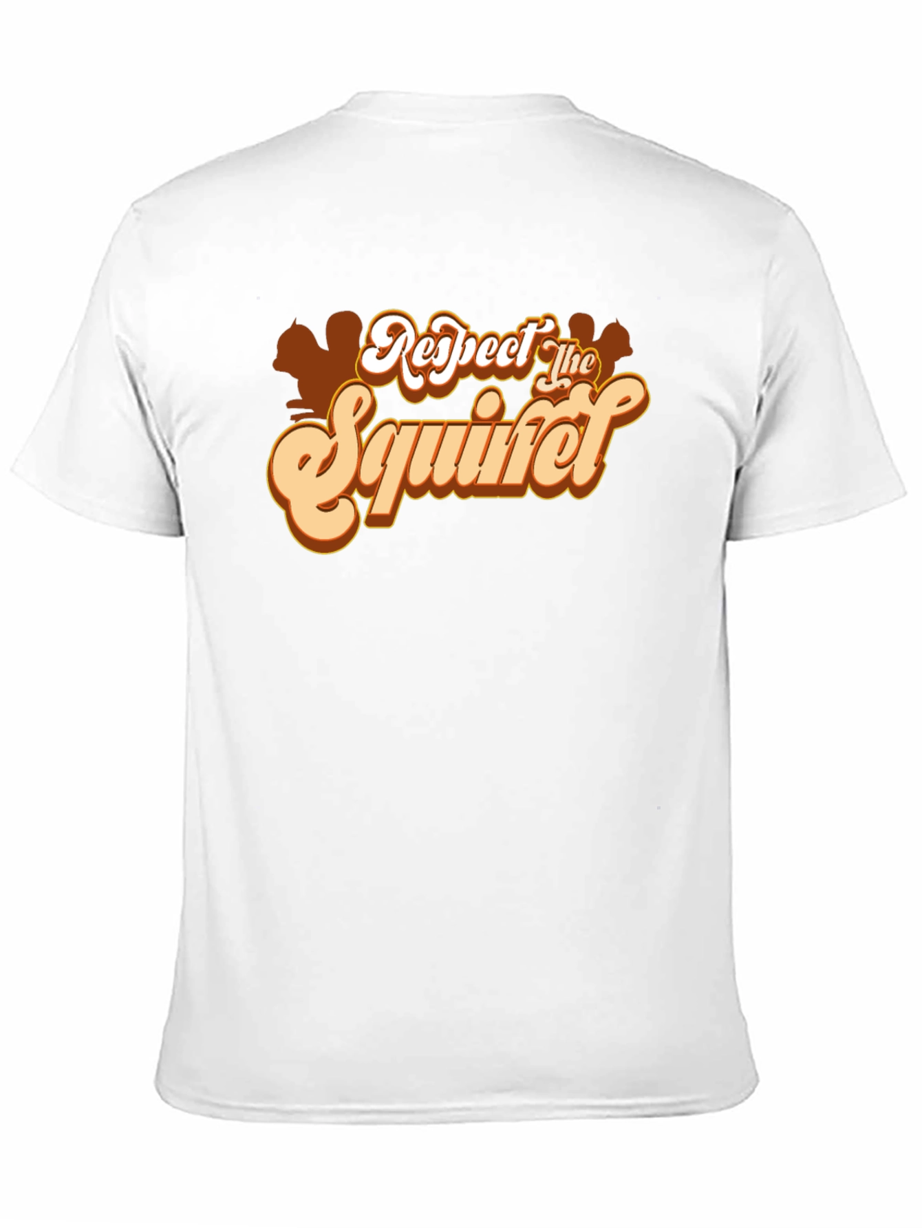 Black Respect The Squirrel T-Shirt - Funny Animal Tee view 11