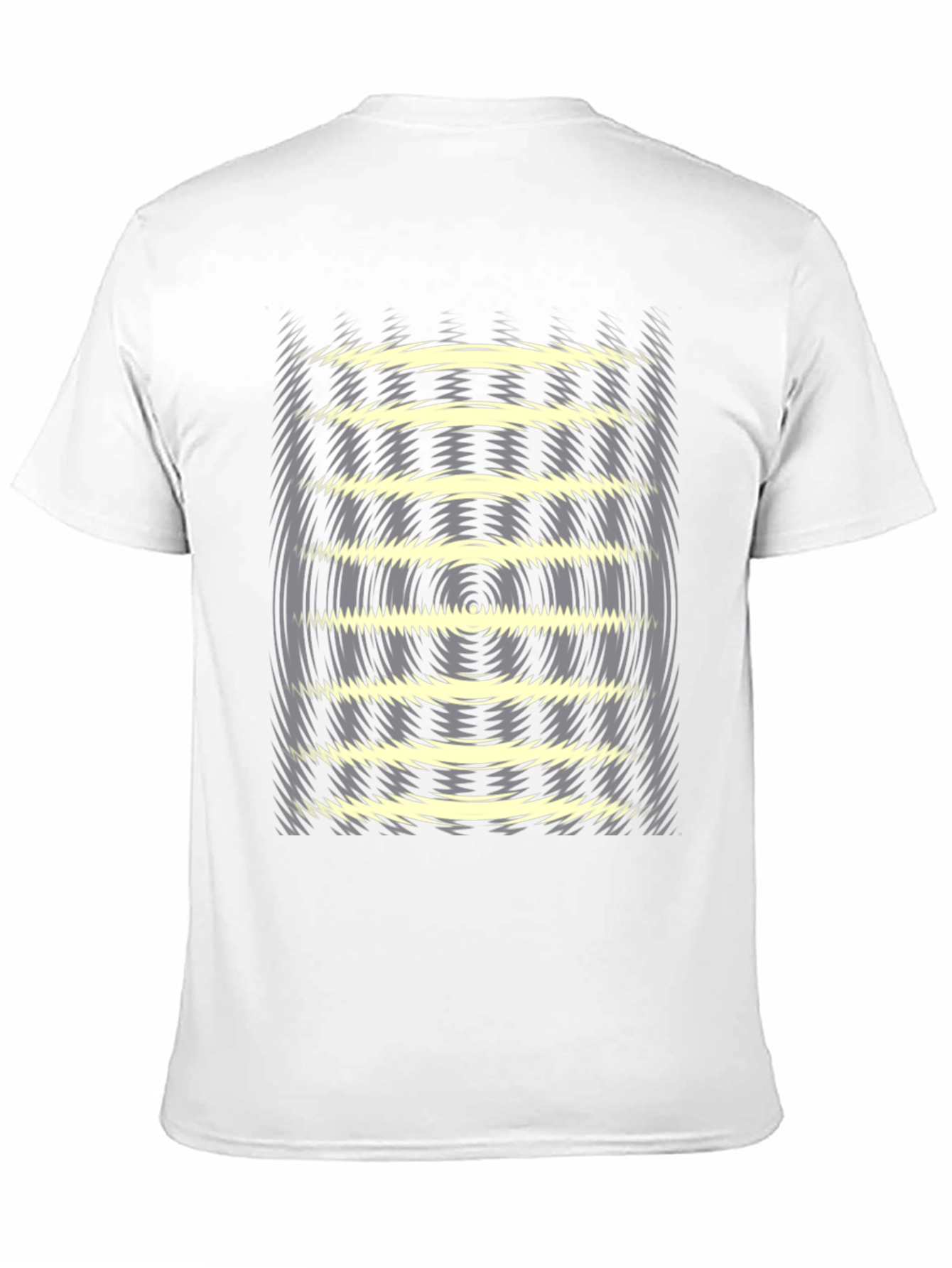 Black Optical Illusion Graphic Tee - Black view 11
