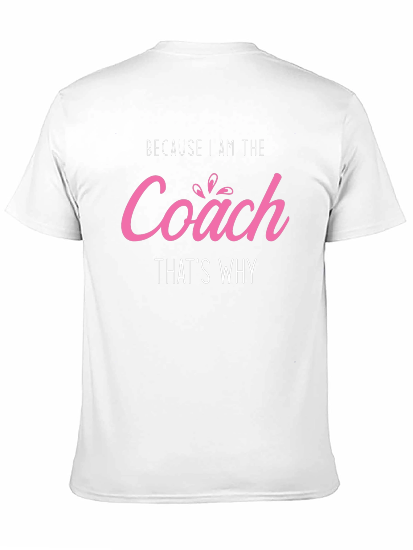 Black Because I am the Coach T-Shirt view 11