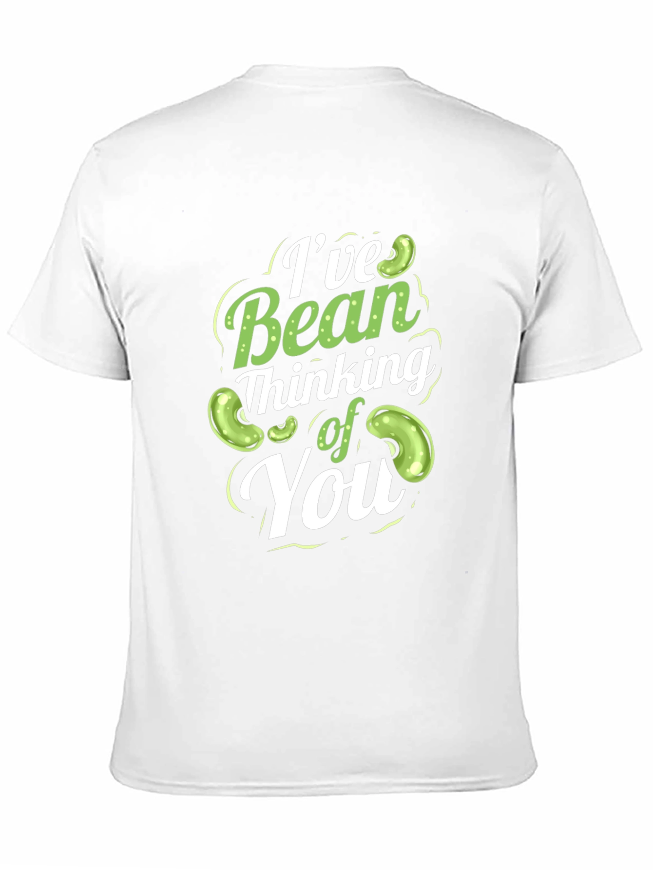 Black I've Bean Thinking of You T-Shirt Funny Pun Tee view 11