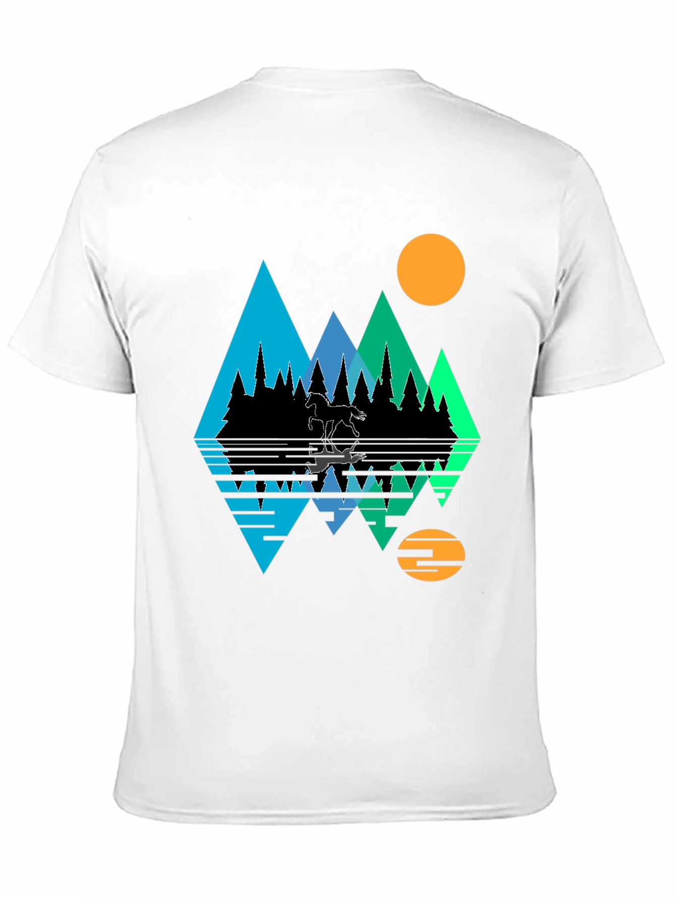 Black Mountain & Moon Graphic Tee view 11