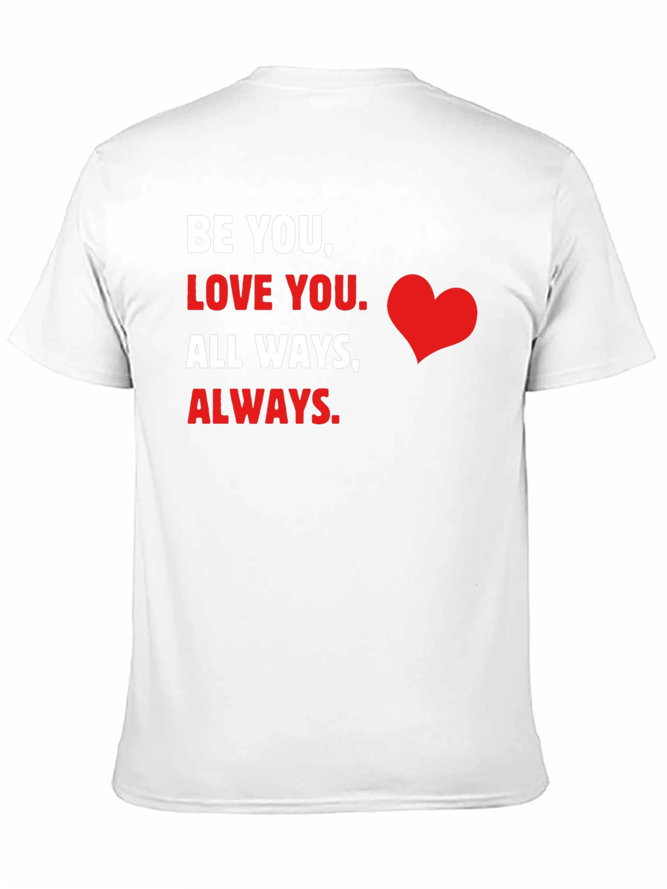 Black Be You Love You Graphic T-Shirt view 11