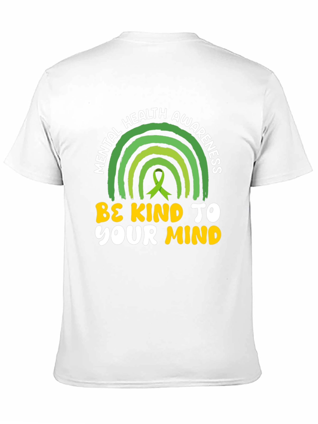 Black Mental Health Awareness T-Shirt - Be Kind To Your Mind view 11