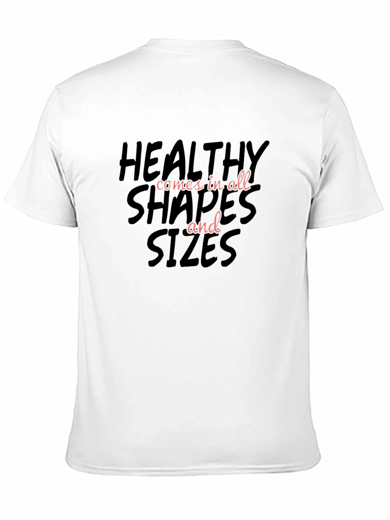 Black Inclusive Black T-Shirt: Healthy Shapes & Sizes view 11