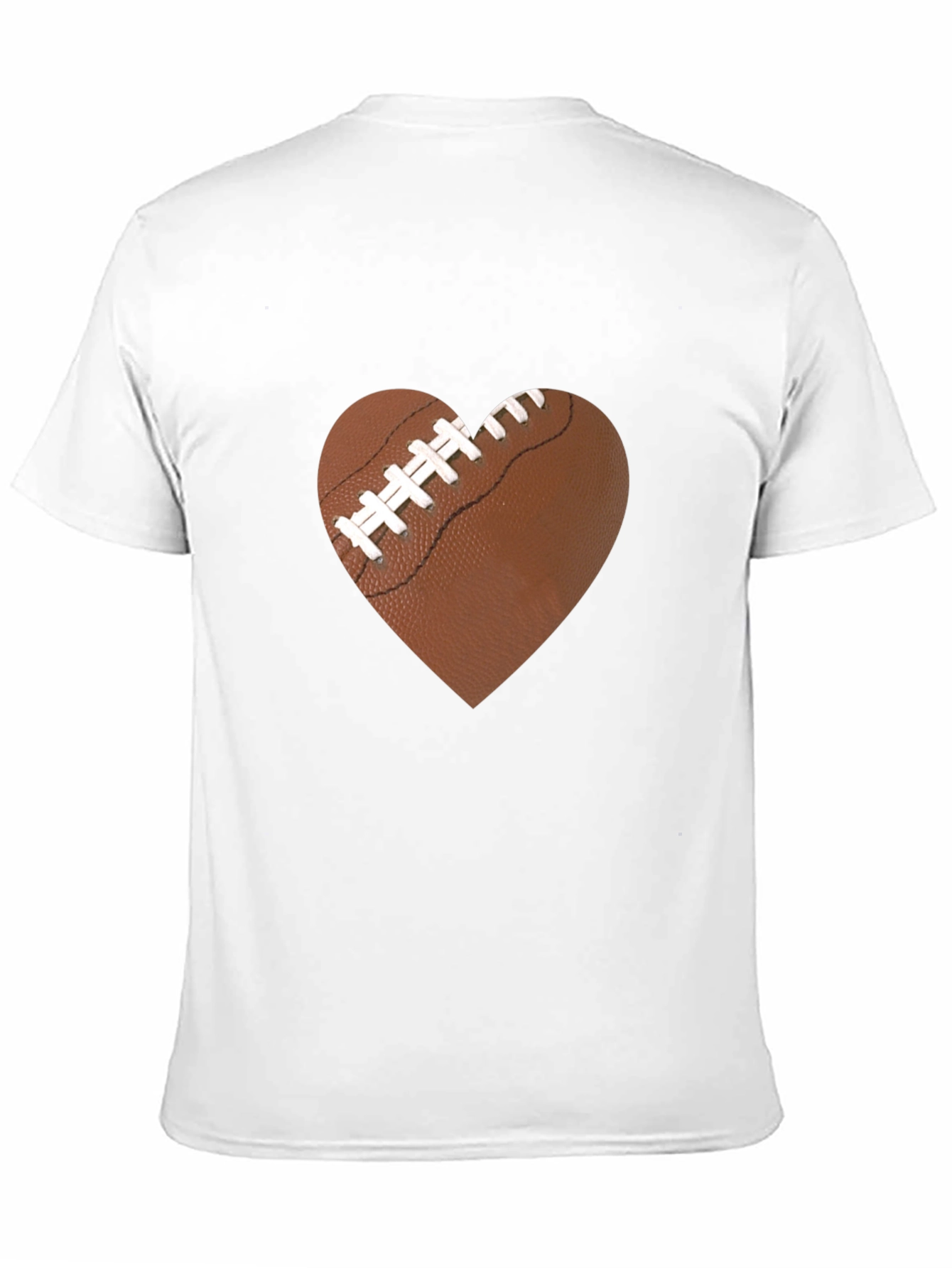 Black Football Heart Graphic Tee - Love the Game! view 11