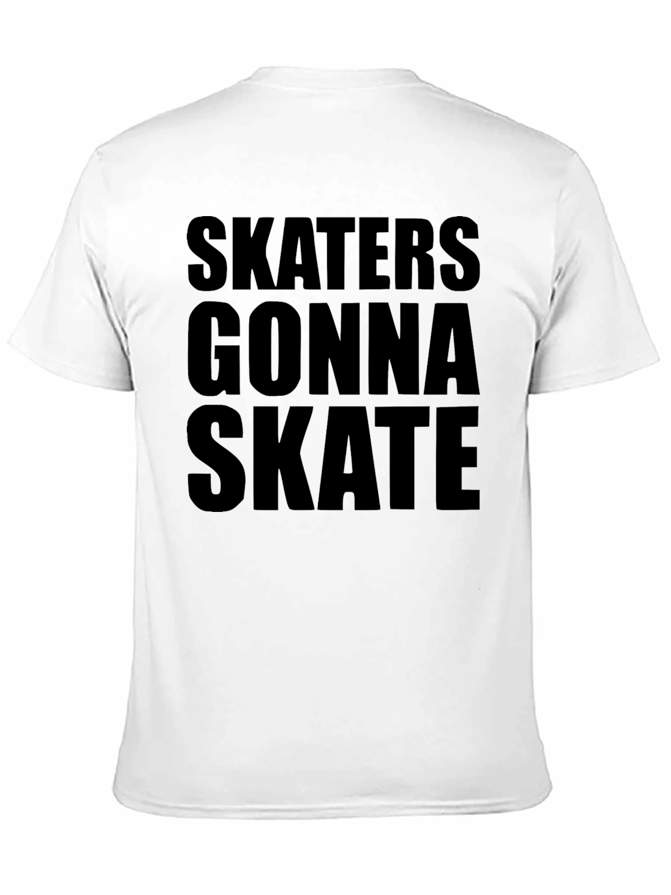 Black Skaters Gonna Skate Graphic Tee - Black view 11