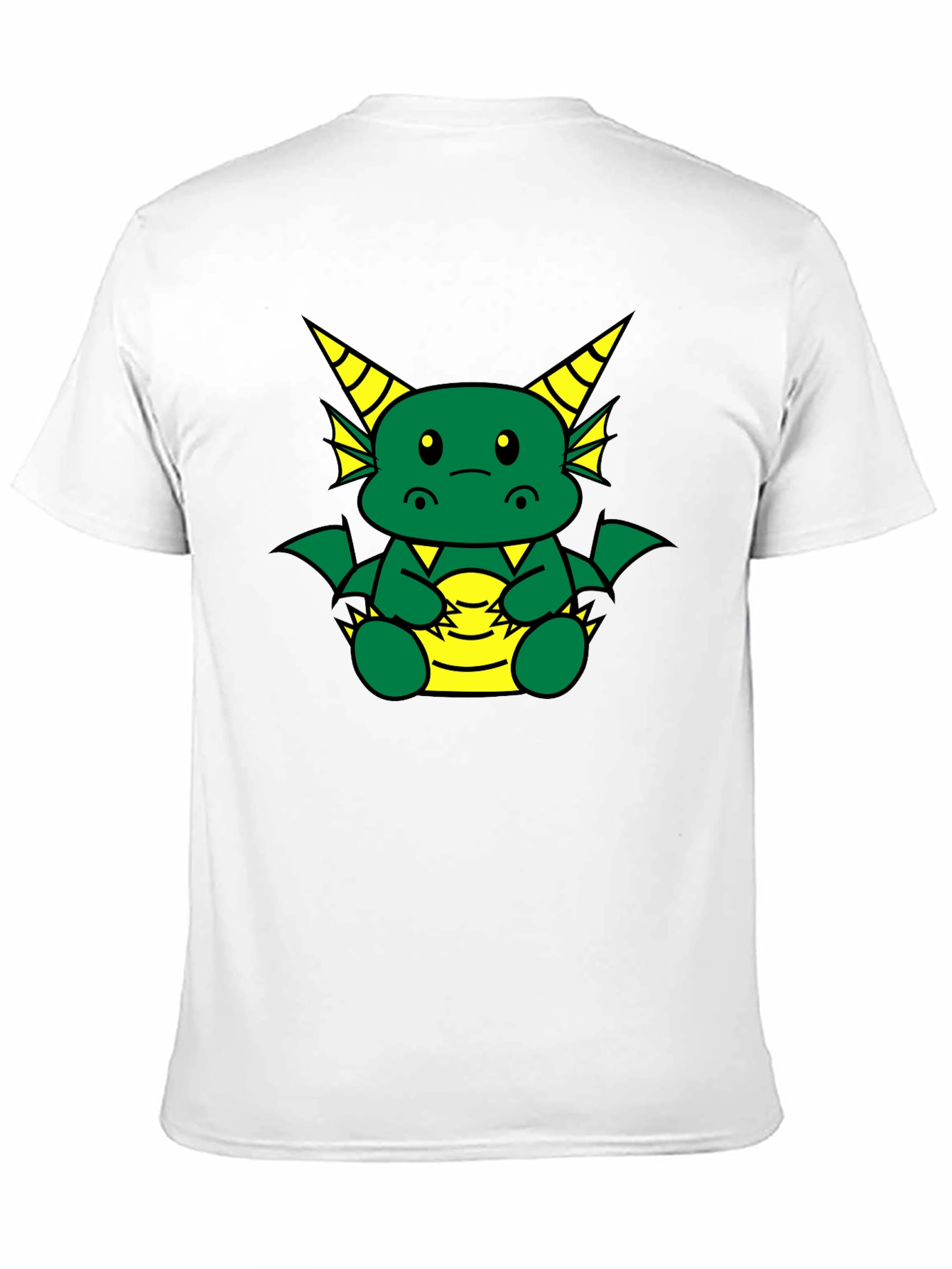 Black Cute Dragon Graphic T-Shirt - Black view 11