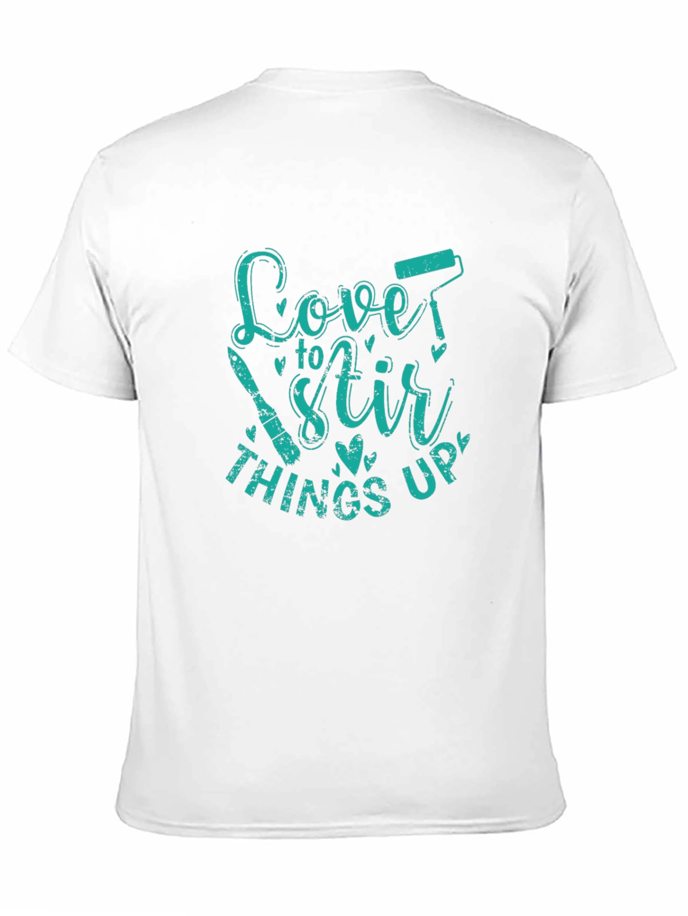 Black Love to Stir Things Up Graphic Tee - Black Cotton Blend view 11