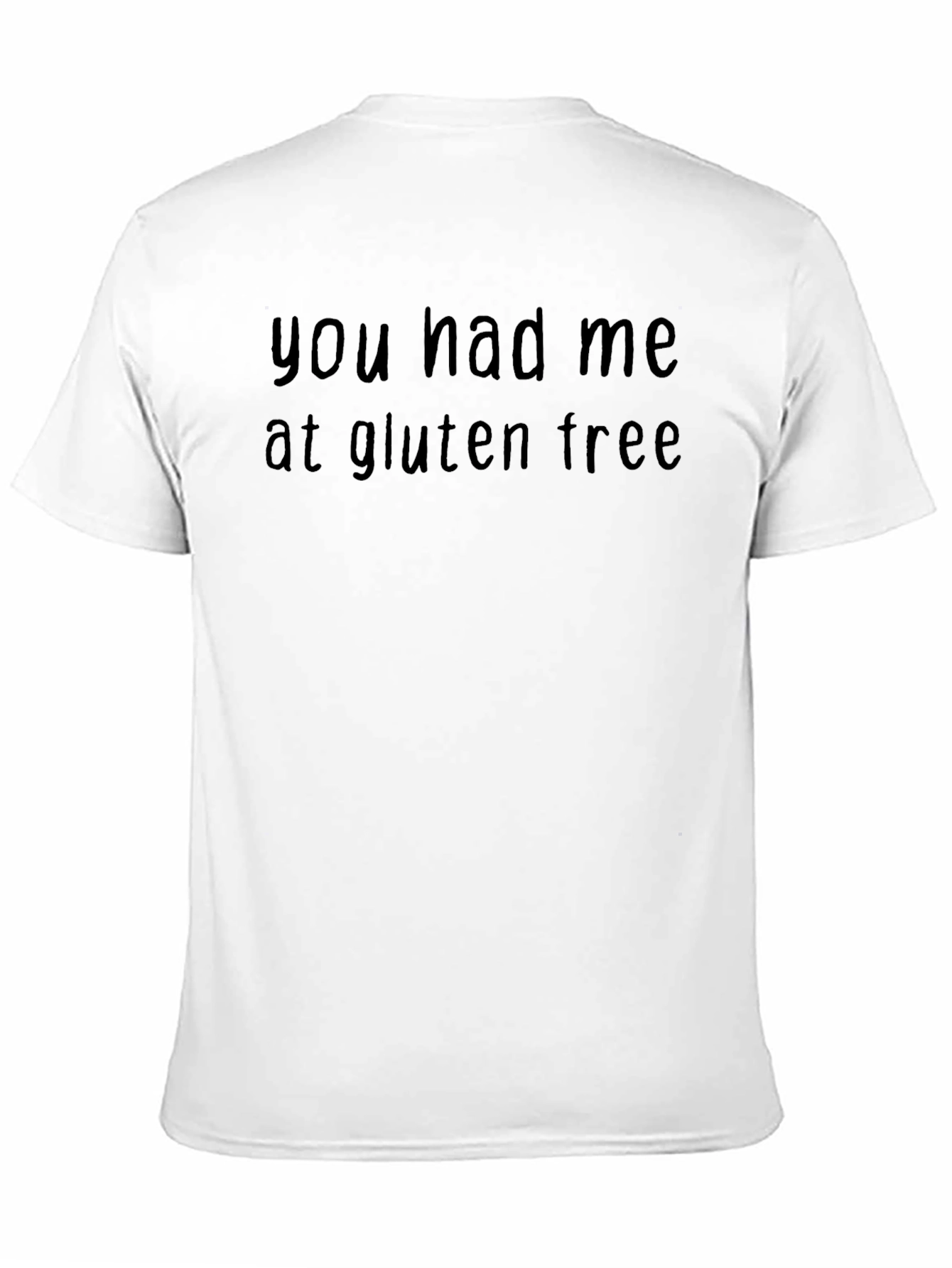 Black Gluten Free T-Shirt - Trendy Slogan Tee view 11