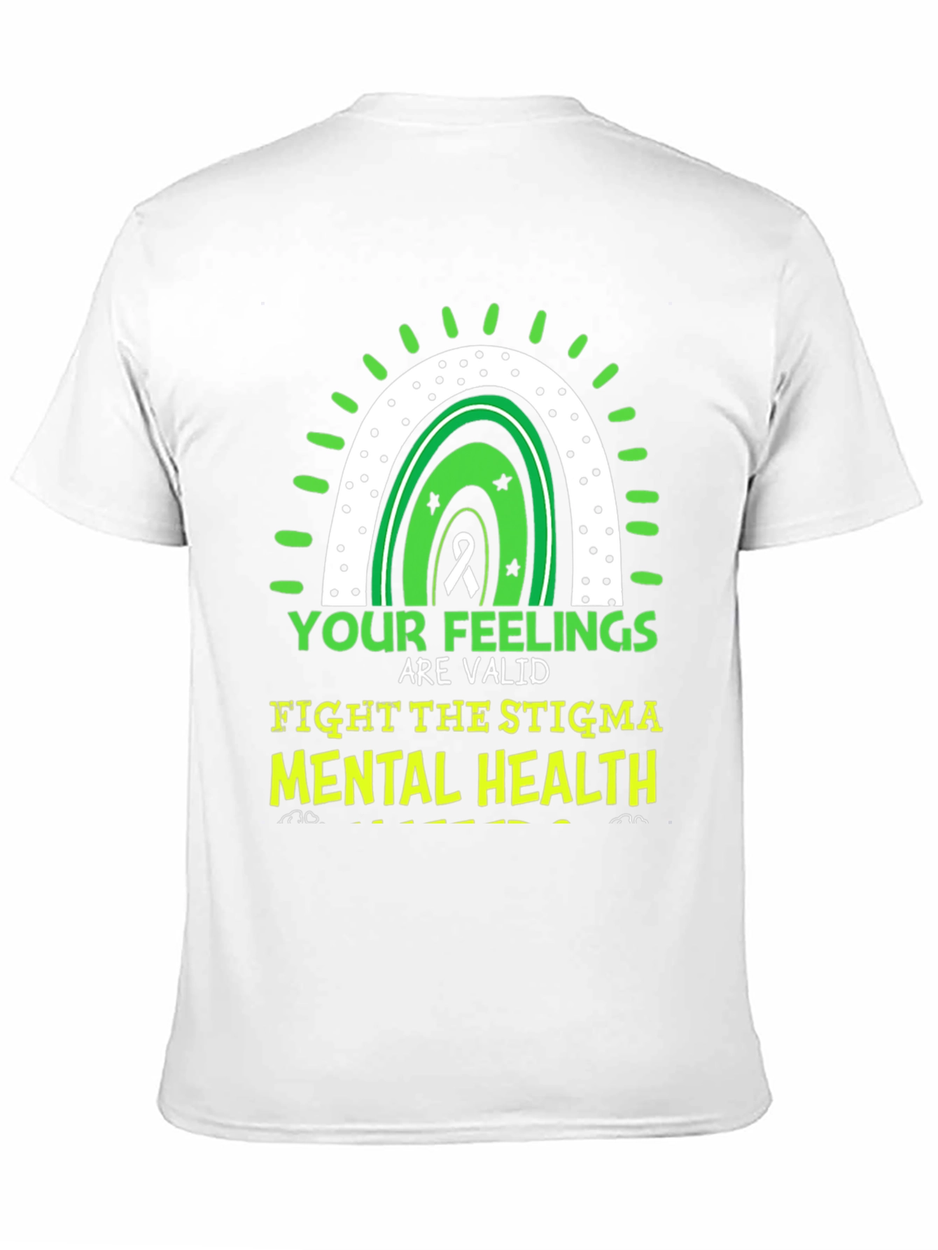 Black Mental Health Awareness Graphic Tee view 11