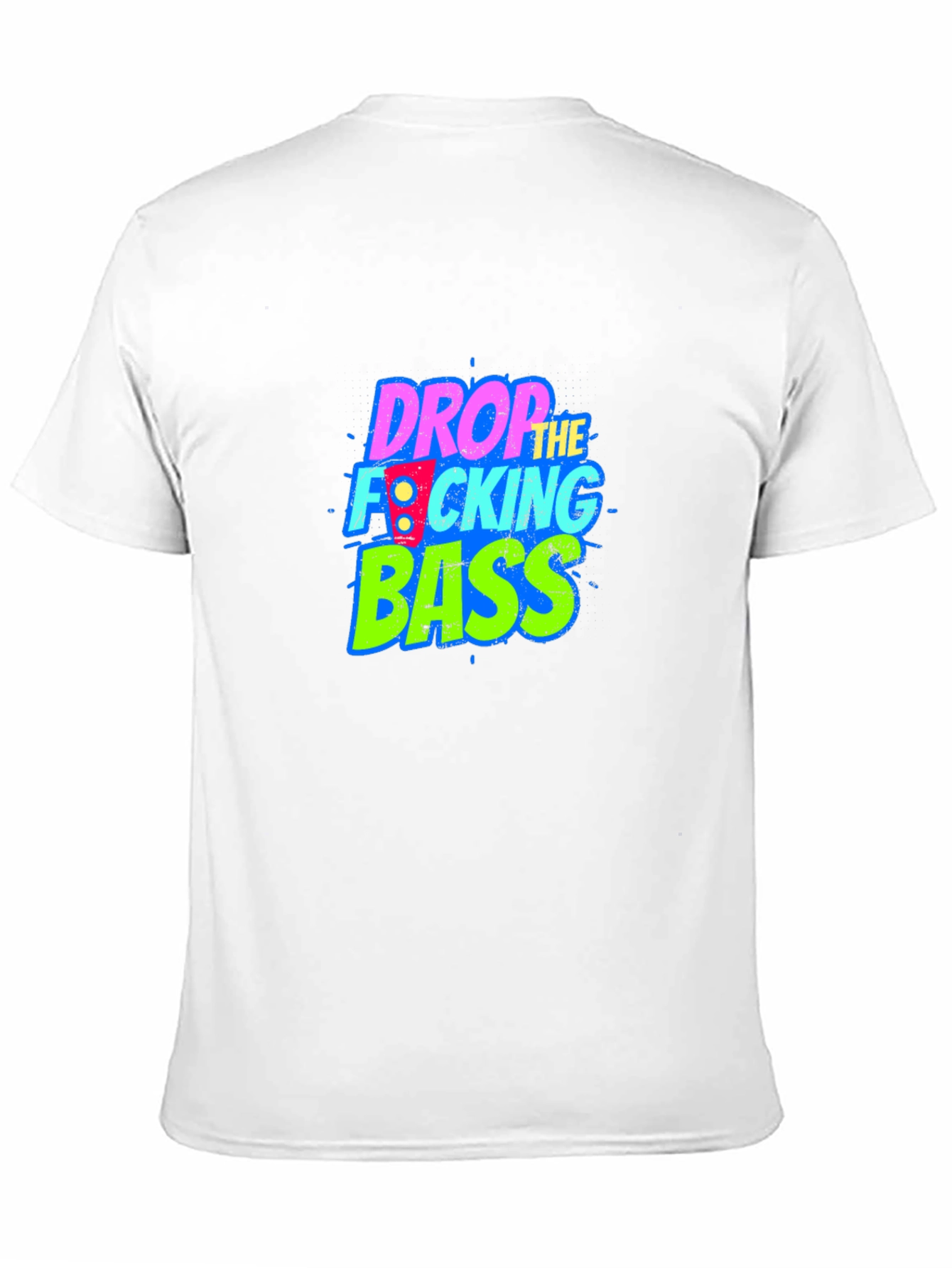 Black Drop the Bass Graphic Tee - Black Cotton Comfort view 11