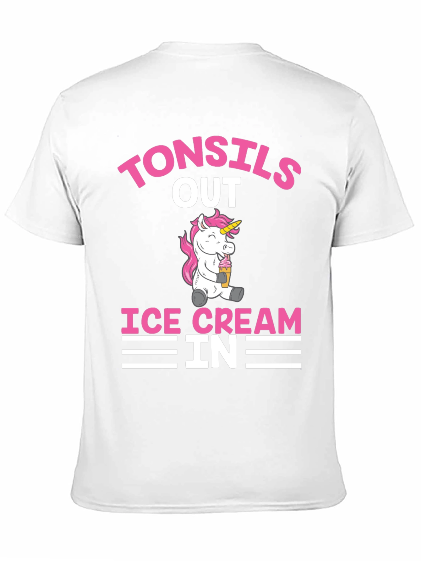 Black Tonsils Out Ice Cream In Funny Graphic Tee view 11