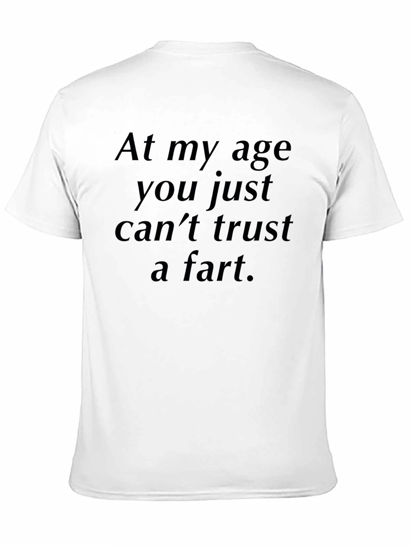 Black Funny 'Can't Trust a Fart' Graphic Tee view 11