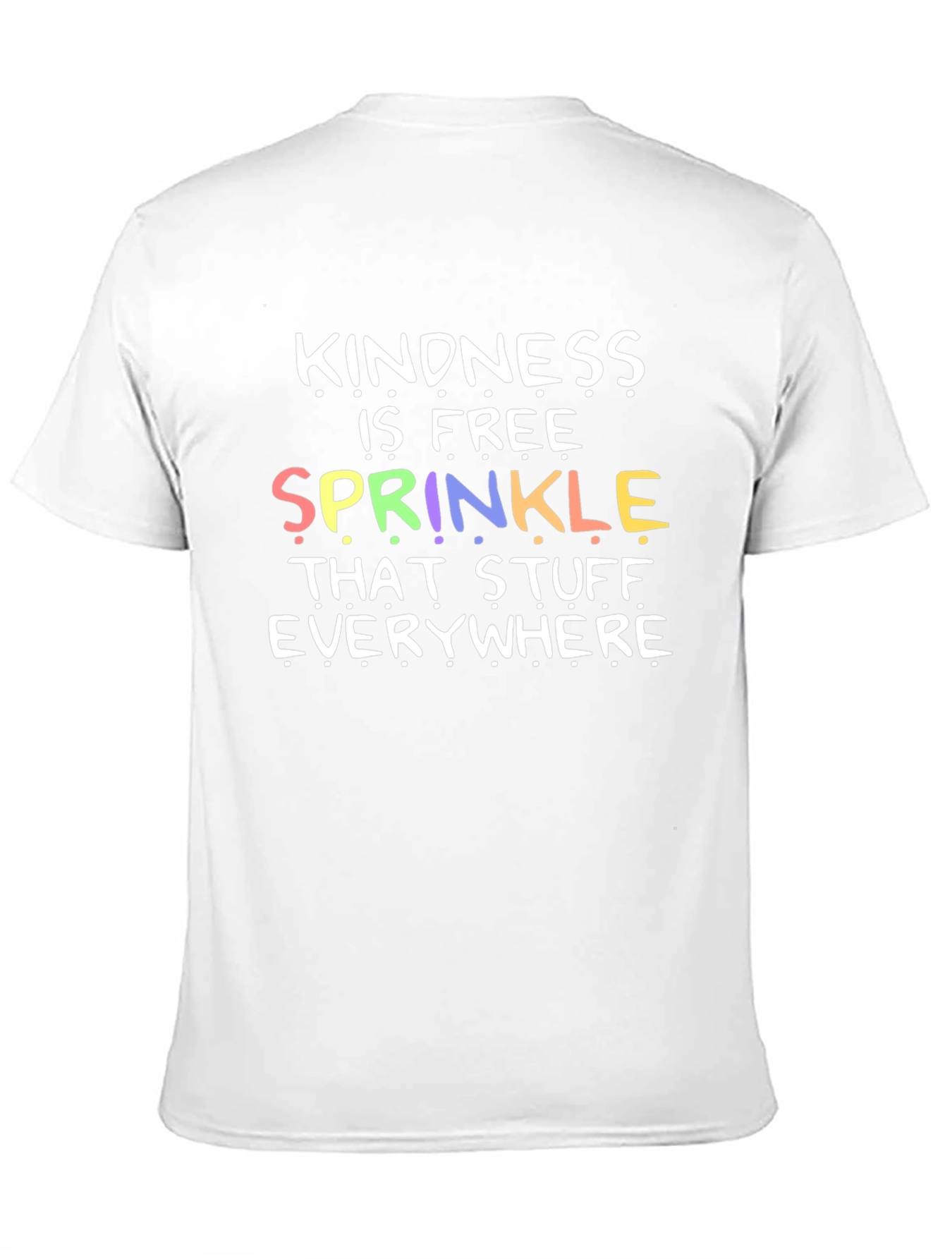Black Kindness Sprinkle Graphic Tee view 11