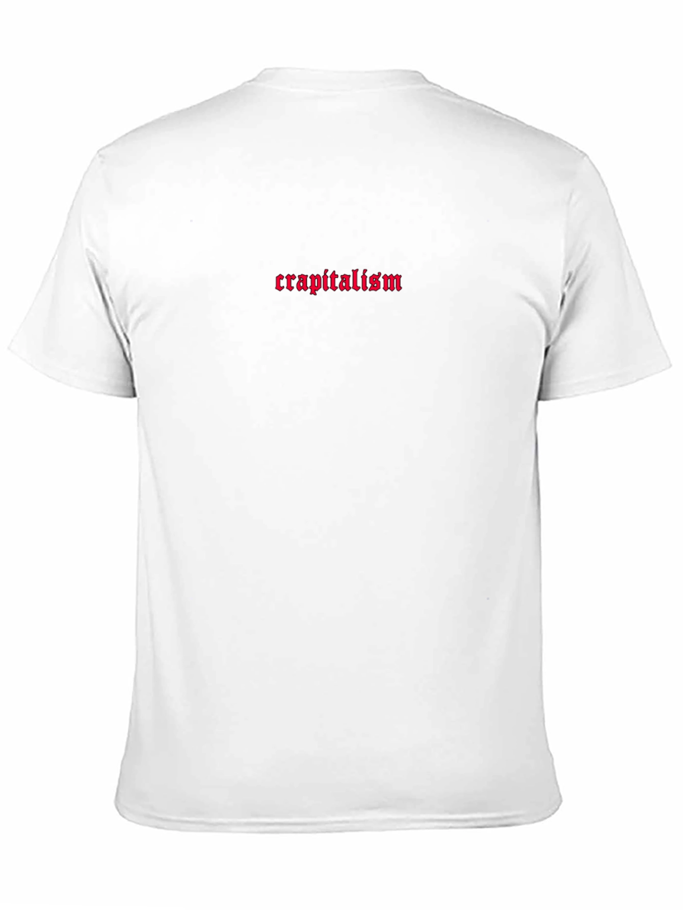 Black Crapitalism Black Graphic Tee - Edgy Streetwear view 11