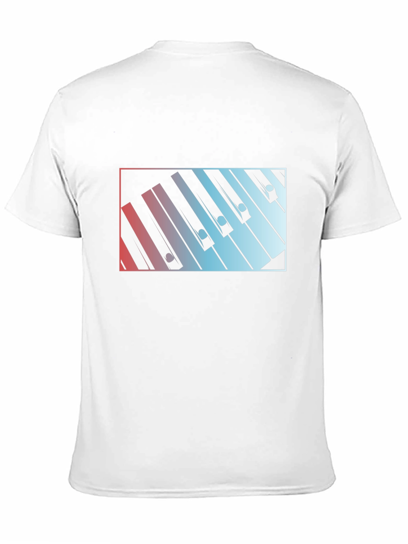 Black Piano Keys Graphic Tee - Music Lover Shirt view 11