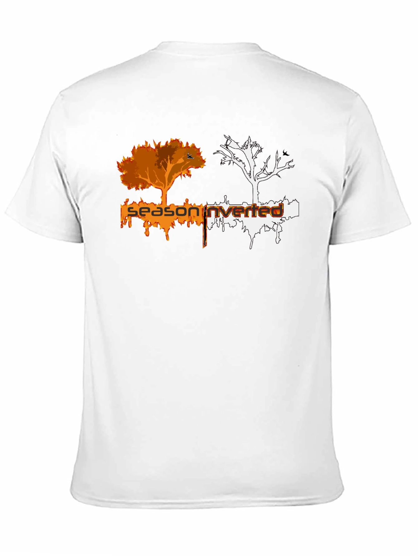 Black Season Inverted Graphic T-Shirt view 11