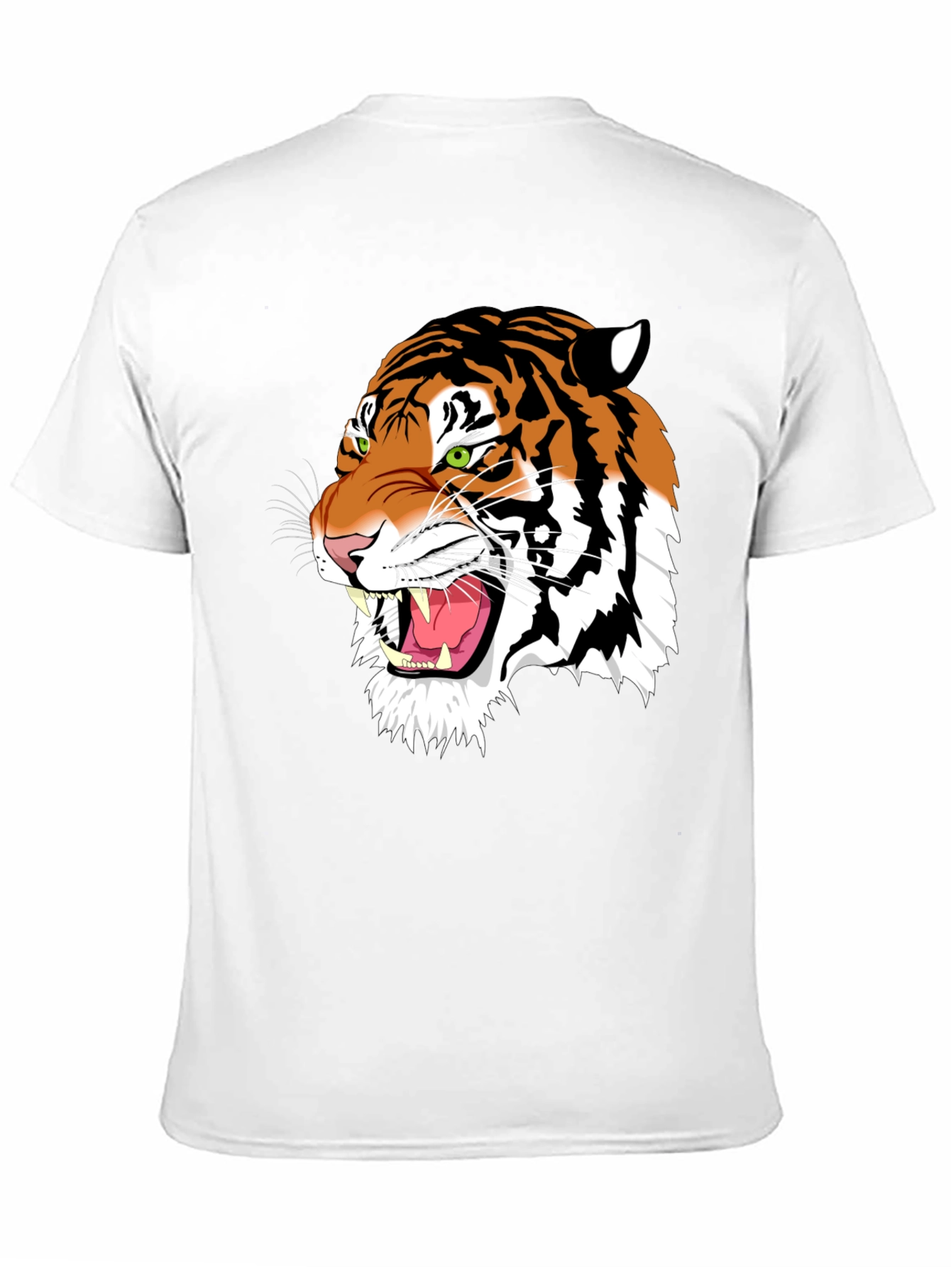 Black Tiger Graphic Black T-Shirt - Animal Print view 11
