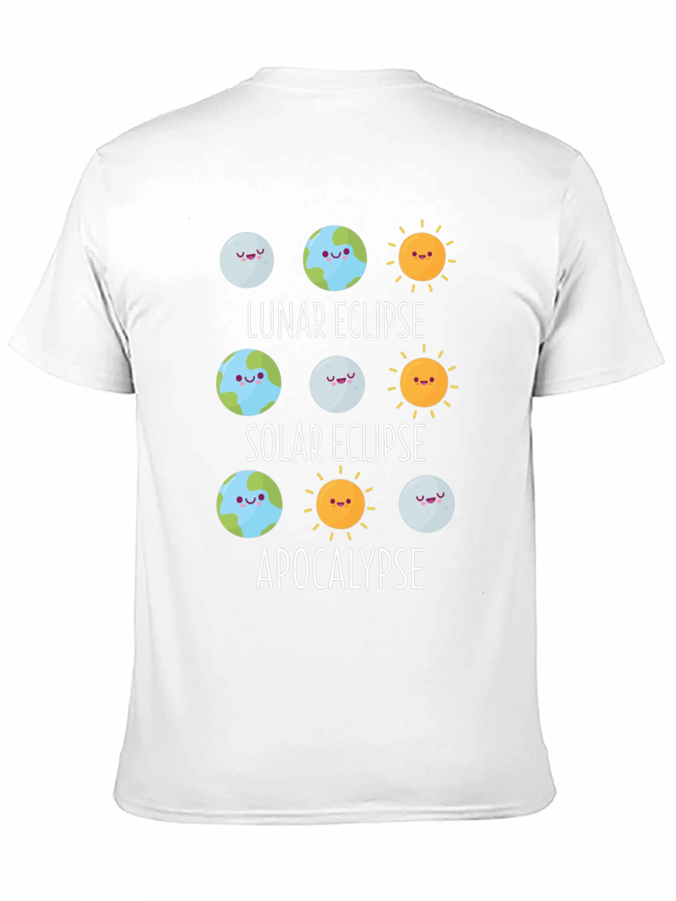 Black Eclipse & Apocalypse Graphic T-Shirt - Funny Astronomy Tee view 11