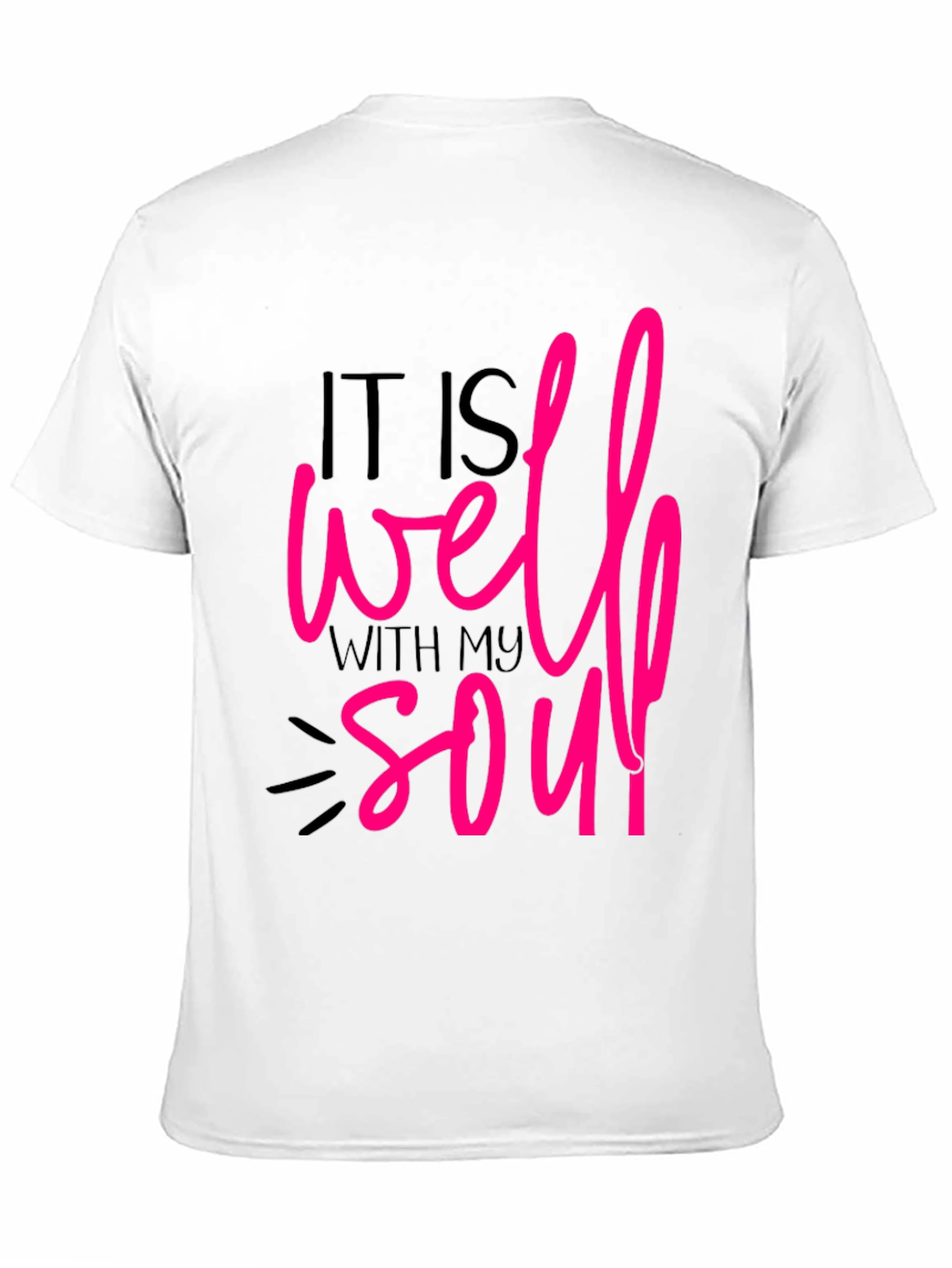 Black Well With My Soul Graphic Tee view 11