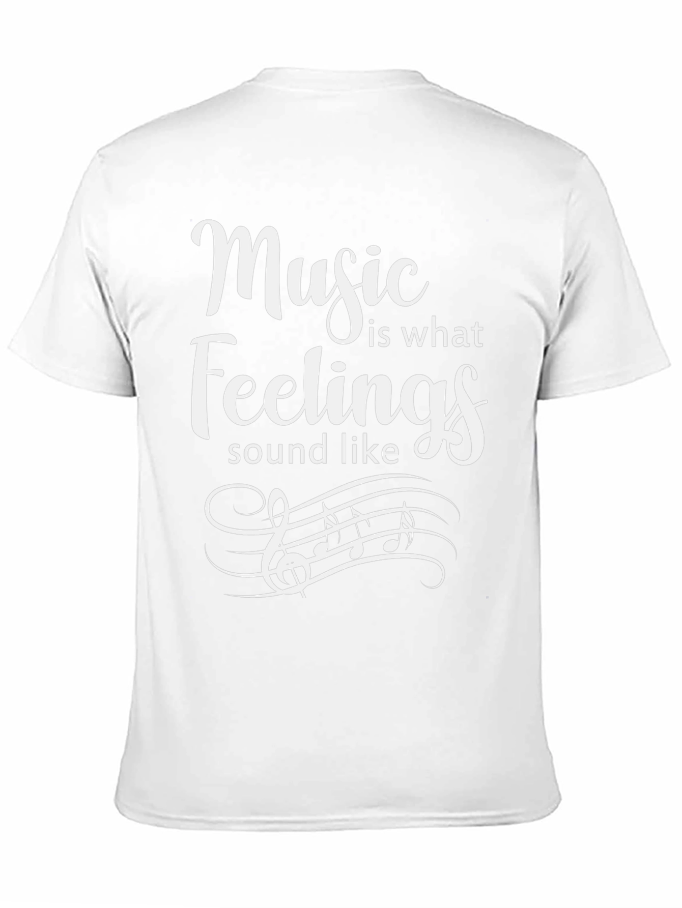 Black Music is What Feelings Sound Like Black T-Shirt view 11