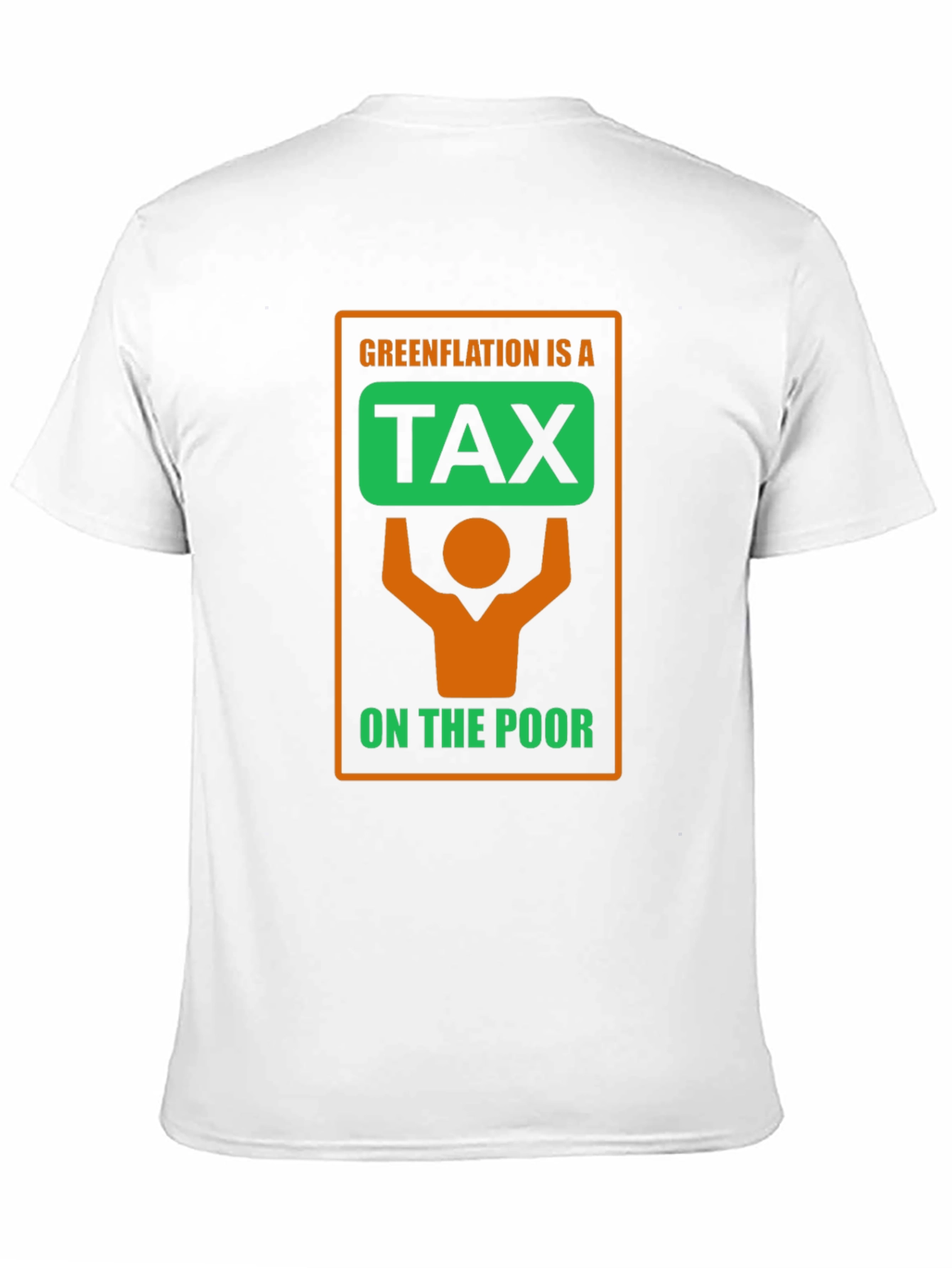 Black Greenflation Tax Awareness Black T-Shirt view 11
