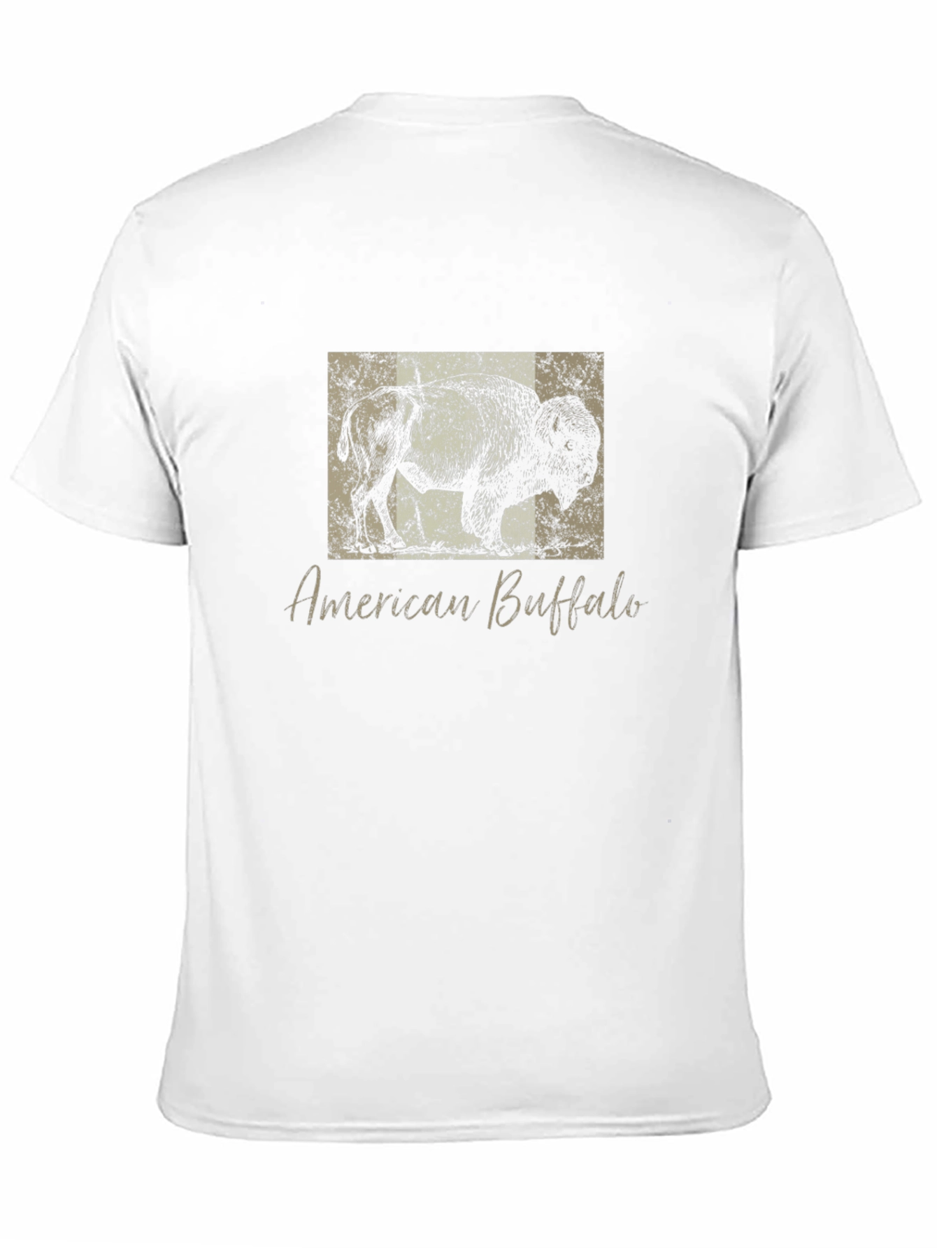 Black American Buffalo Graphic Print Tee view 11