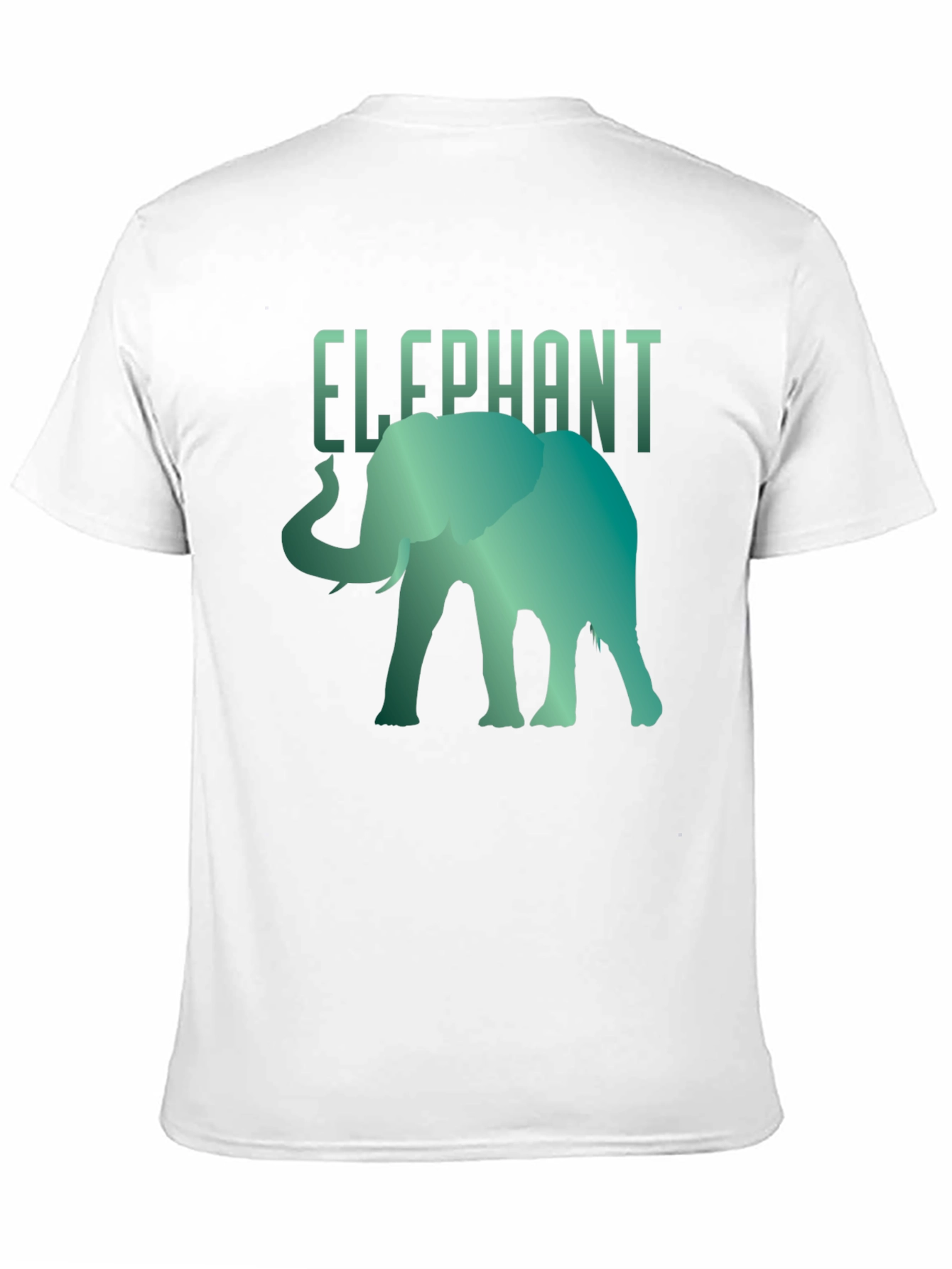 Black Elephant Graphic Tee - Cool Animal Design T-Shirt view 11