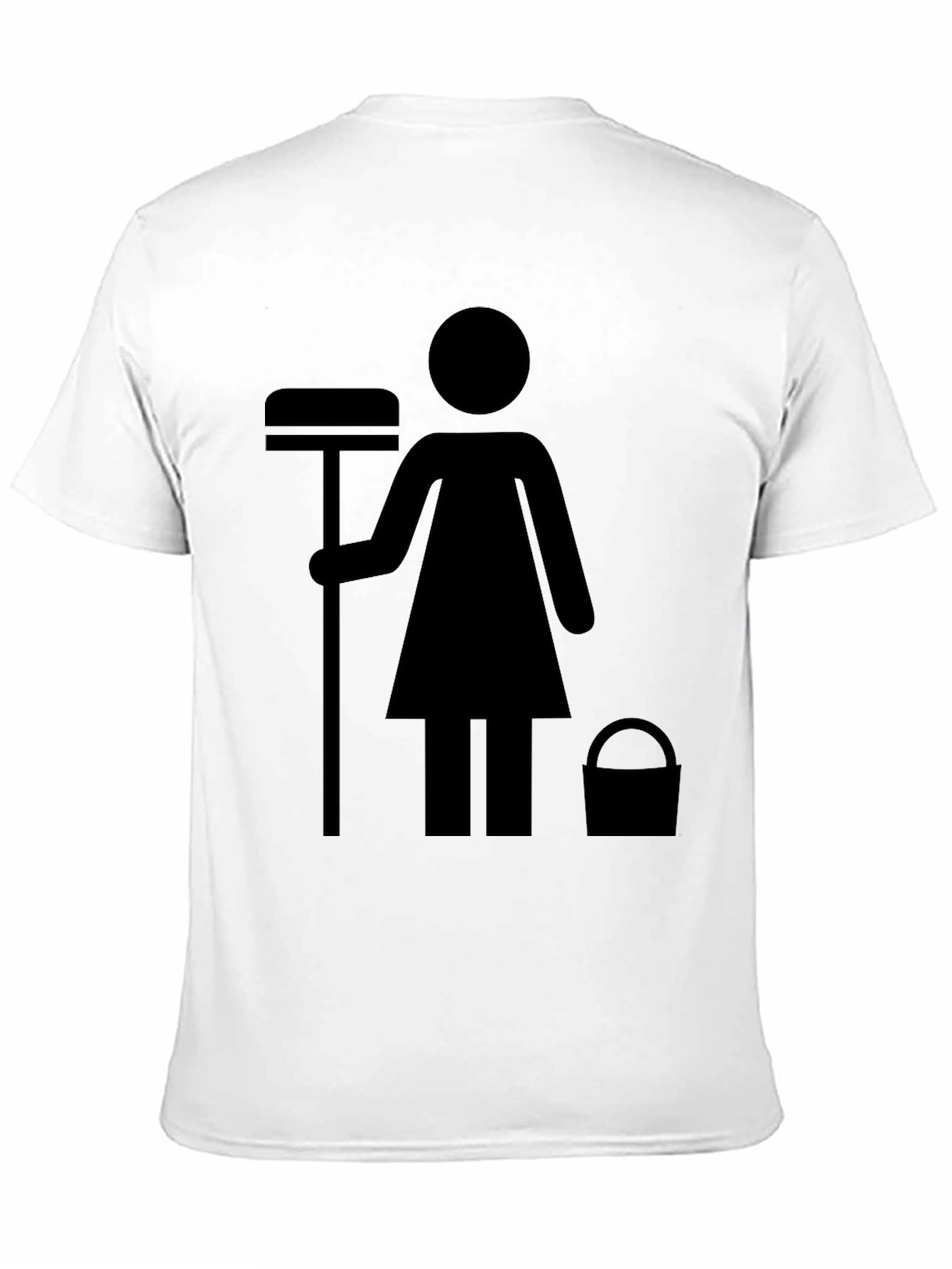 Black Maid Service T-Shirt - Funny House Cleaning Shirt view 11