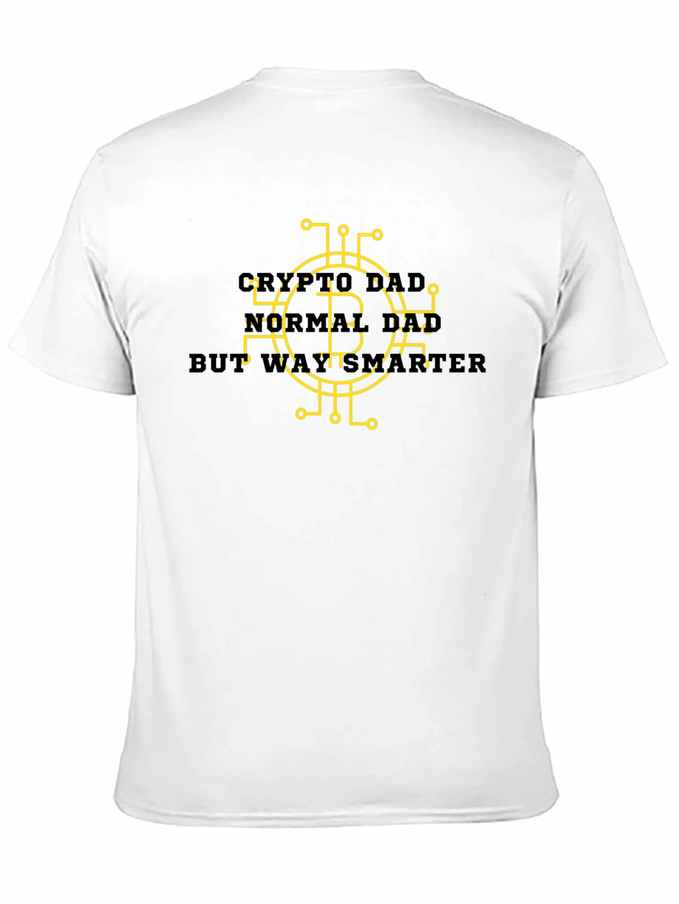 Black Crypto Dad Smarter Black Tee view 11