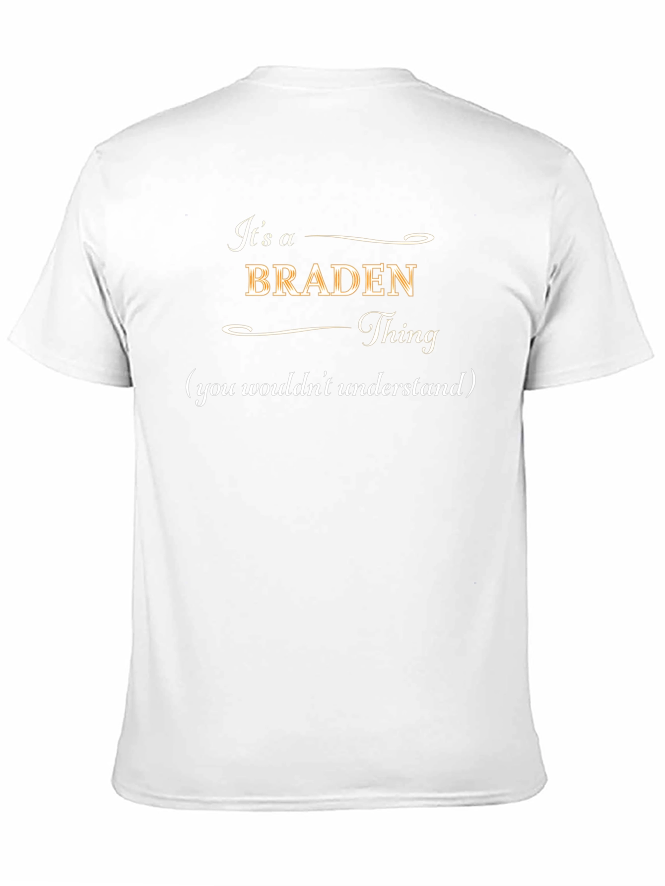 Black It's a Braden Thing T-Shirt view 11