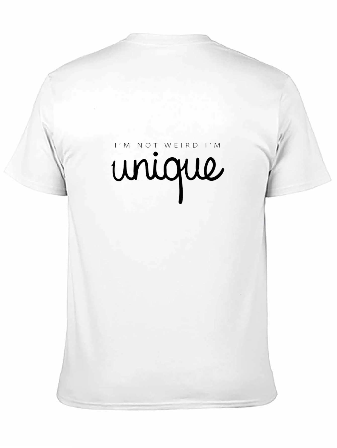 Black Unique Statement T-Shirt - Soft Cotton Blend view 11