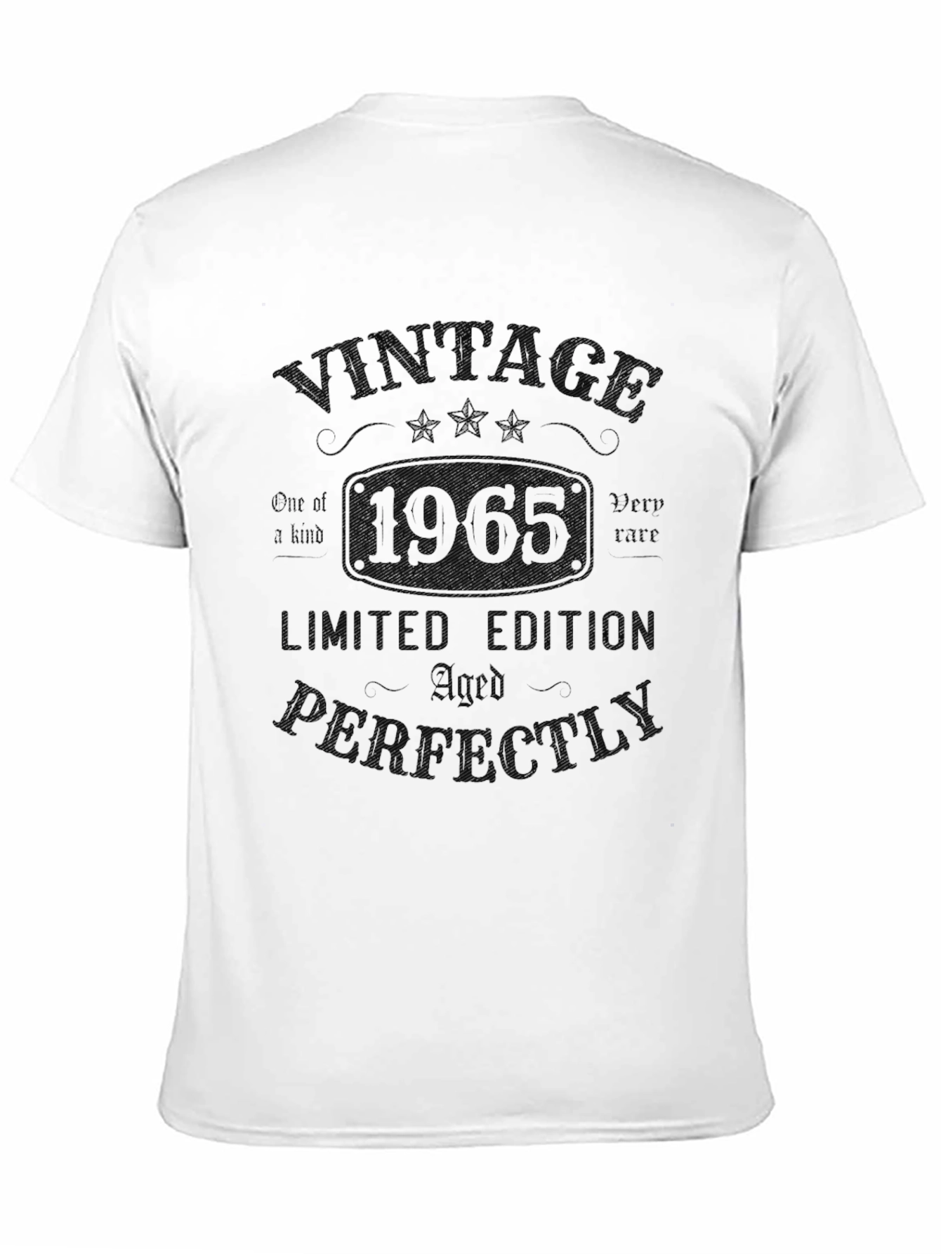 Black Vintage 1965 Limited Edition Black T-Shirt view 11