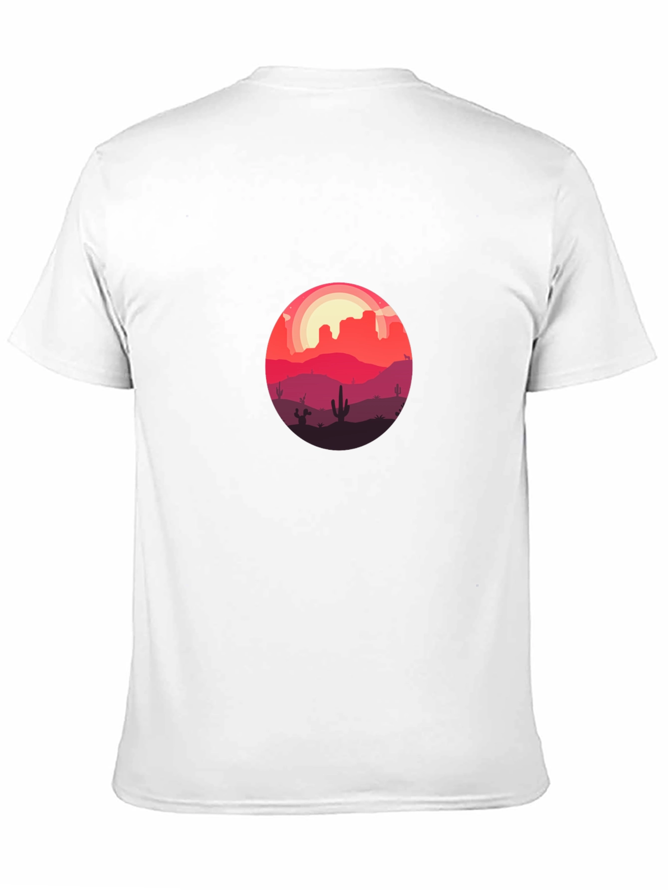 Black Desert Sunset Graphic Tee - Soft Cotton Blend view 11