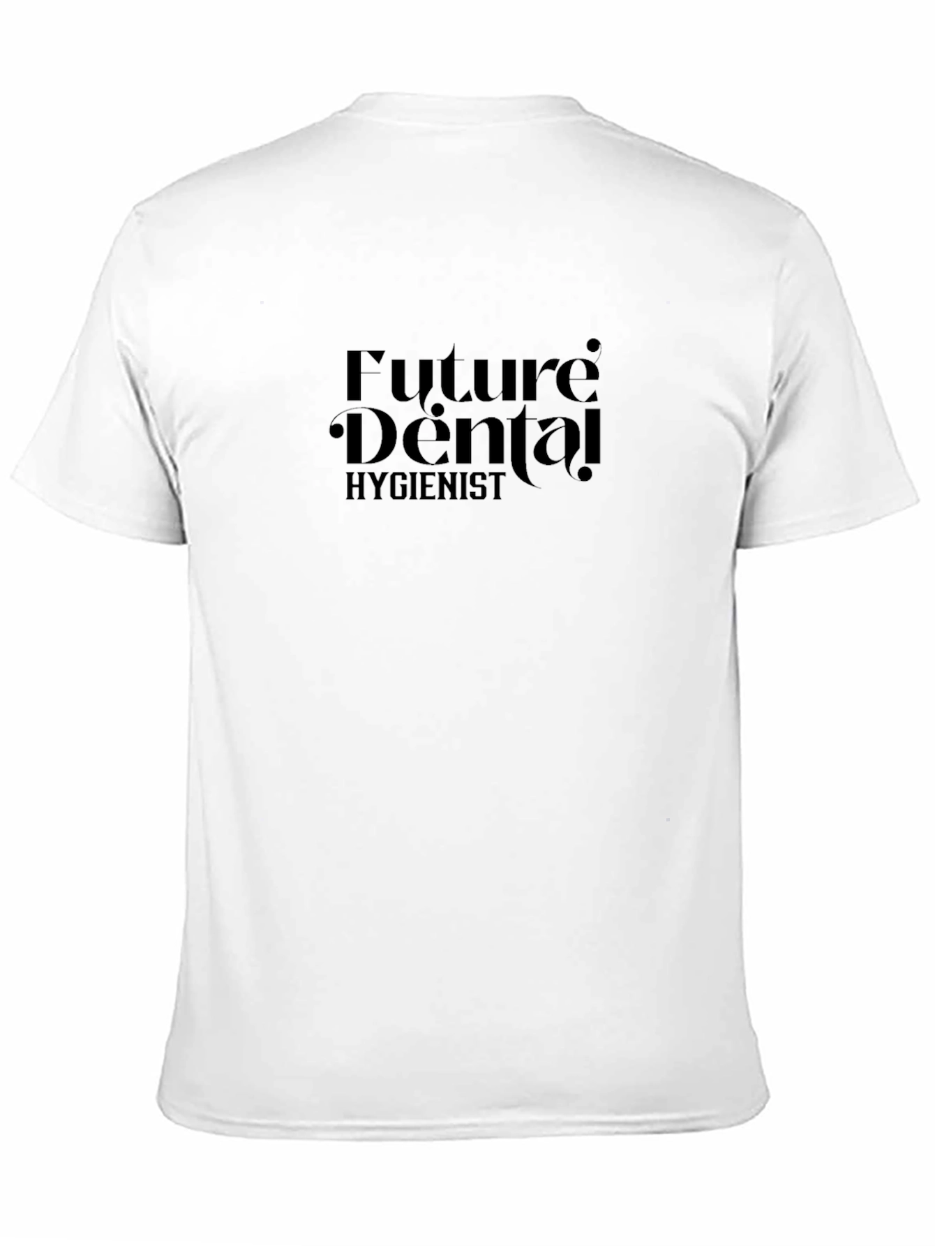 Black Future Dental Hygienist T-Shirt - Black view 11