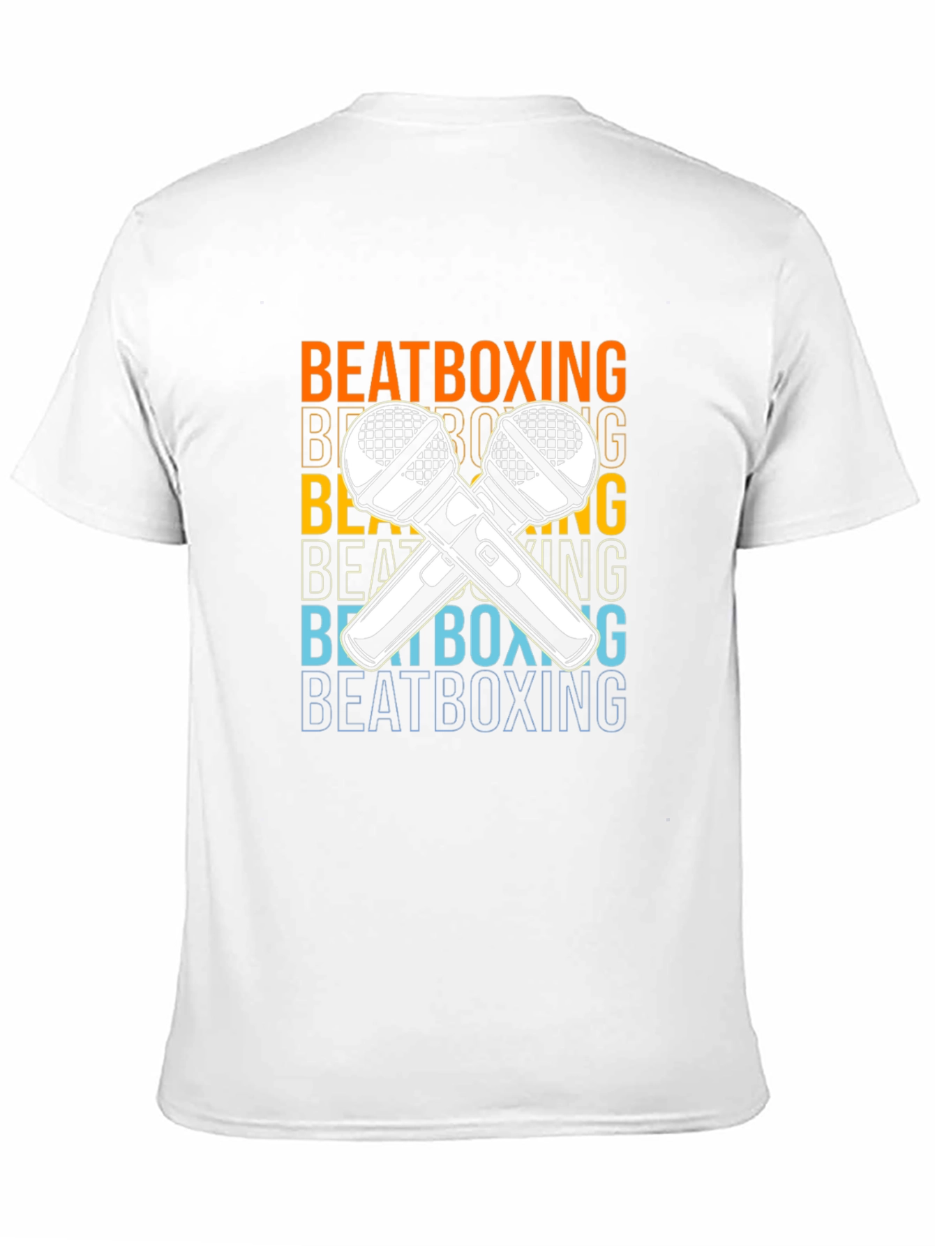 Black Beatboxing Microphone Graphic Tee view 11