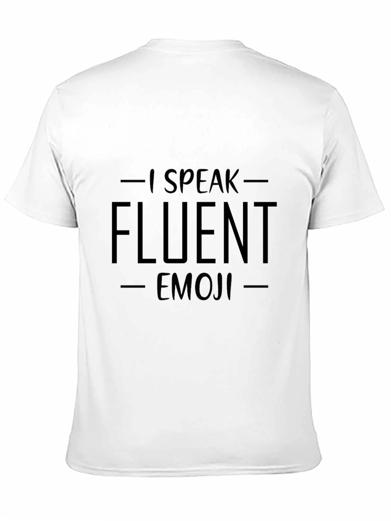 Black Fluent Emoji Graphic T-Shirt view 11