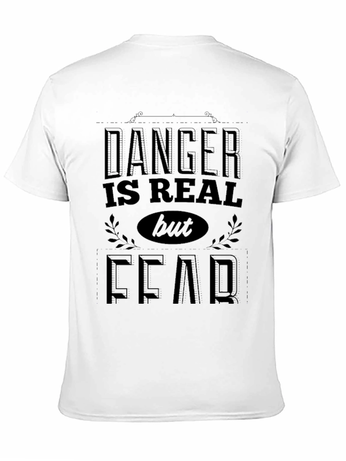 Black Danger is Real Fear T-Shirt view 11