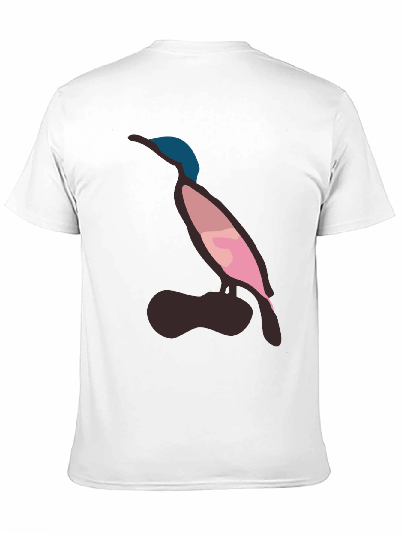 Black Modern Bird Graphic Tee - Casual Style view 11