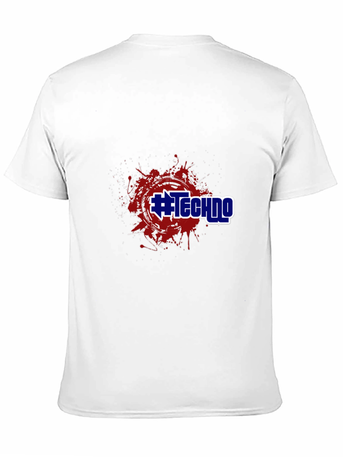 Black Techno Graphic T-Shirt - Black view 11