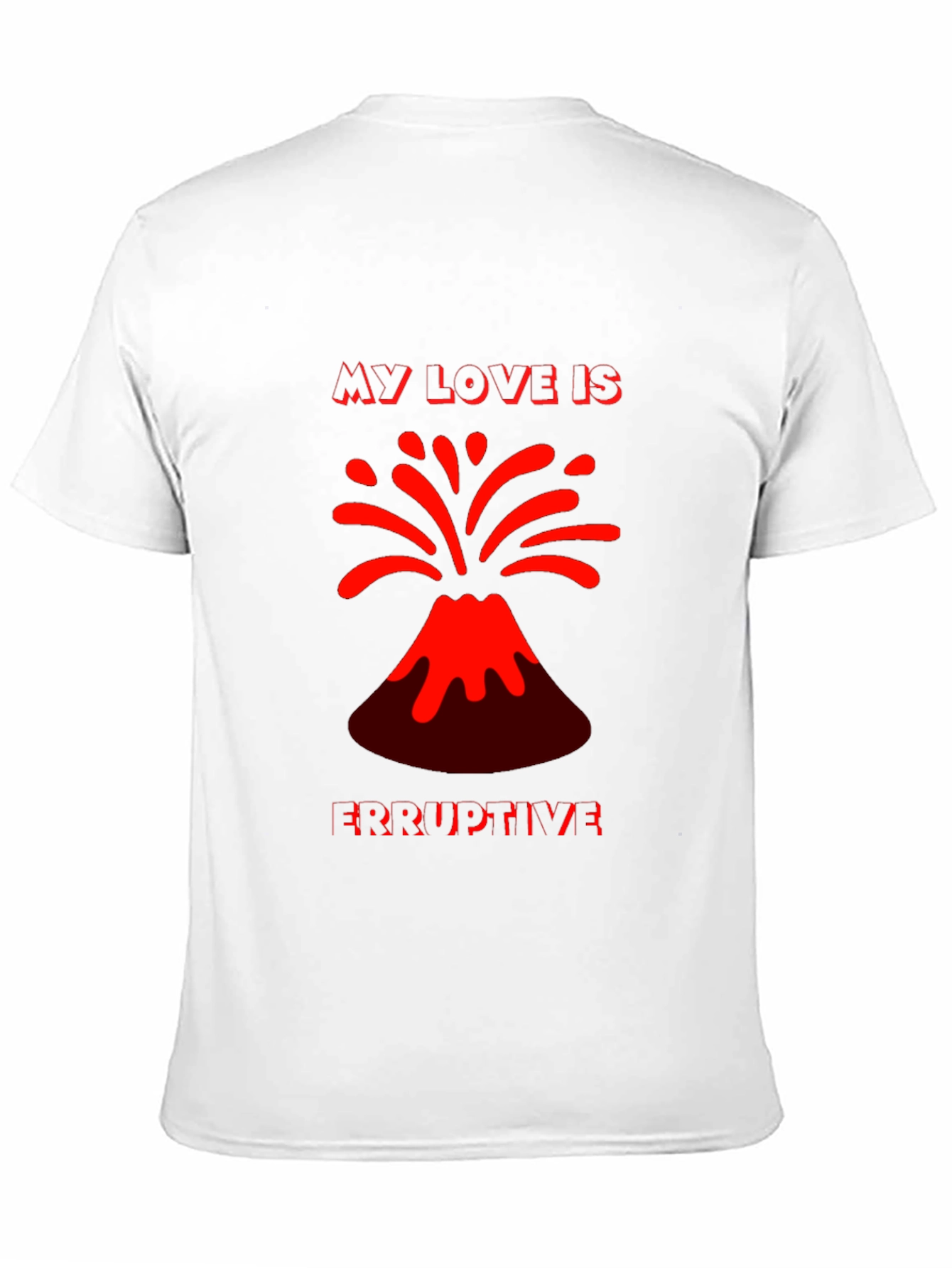 Black Eruptive Love Graphic Tee - Black T-Shirt view 11