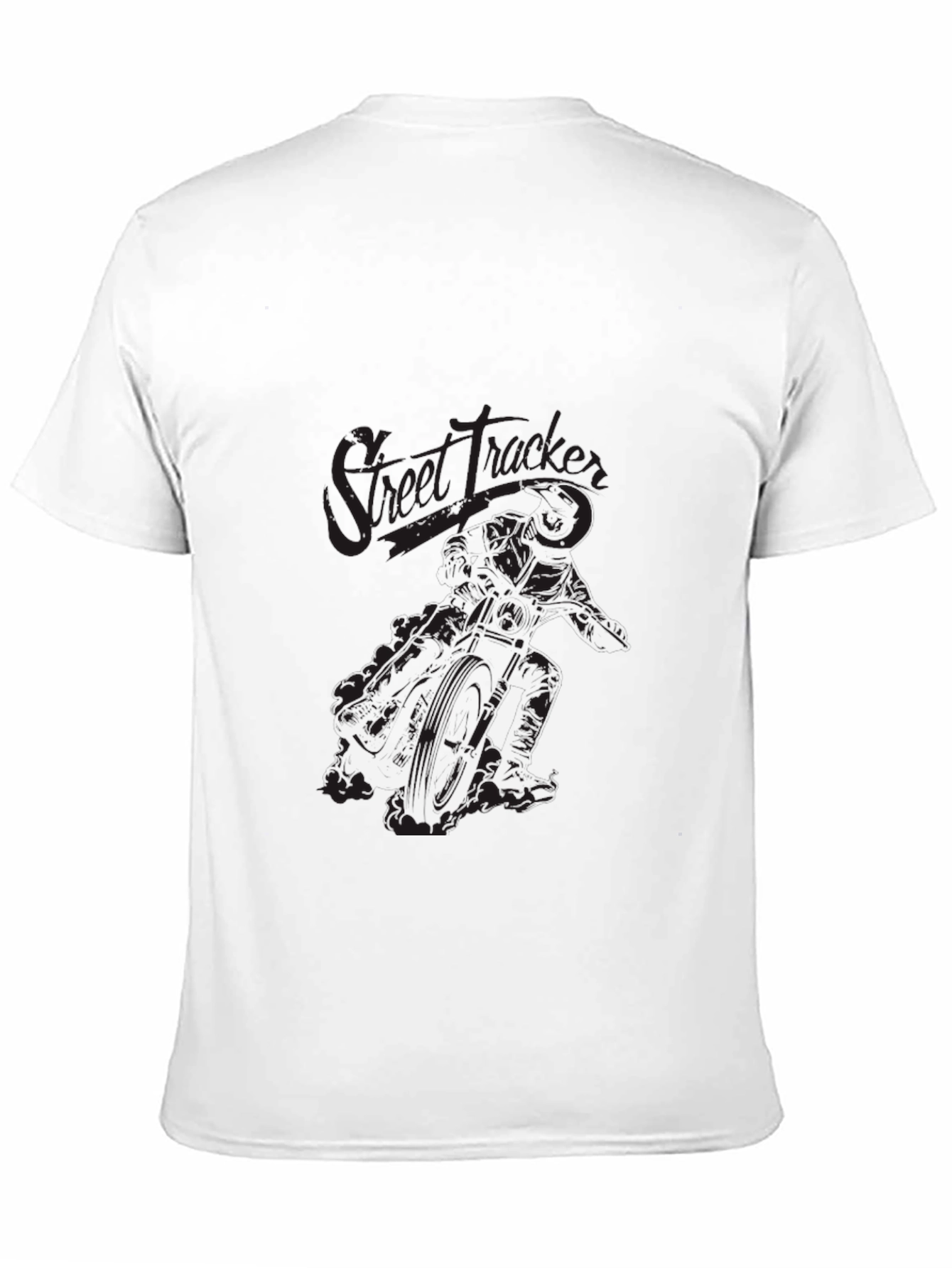 Black Street Tracker Graphic Tee - Men's Black T-Shirt view 11