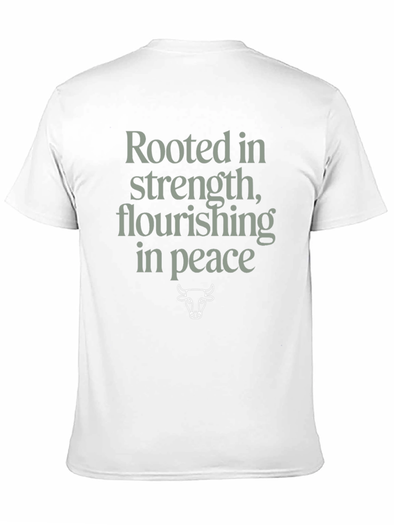 Black Rooted in Strength Black Graphic Tee view 11